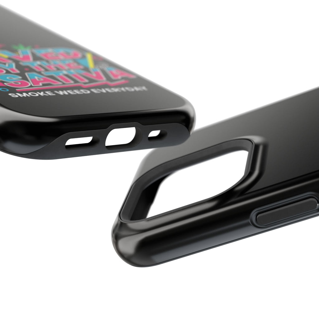 "Saved by the Sativa" Magnetic Impact-Resistant Case- Phone Case for iPhone & Android