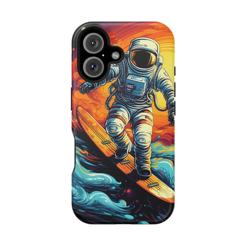 Astronaut Surfing Tough Case | Galaxy Phone Cover, Space Lover Gift, Unique Phone Case, Trendy Tech Accessory, Cool Gift Idea