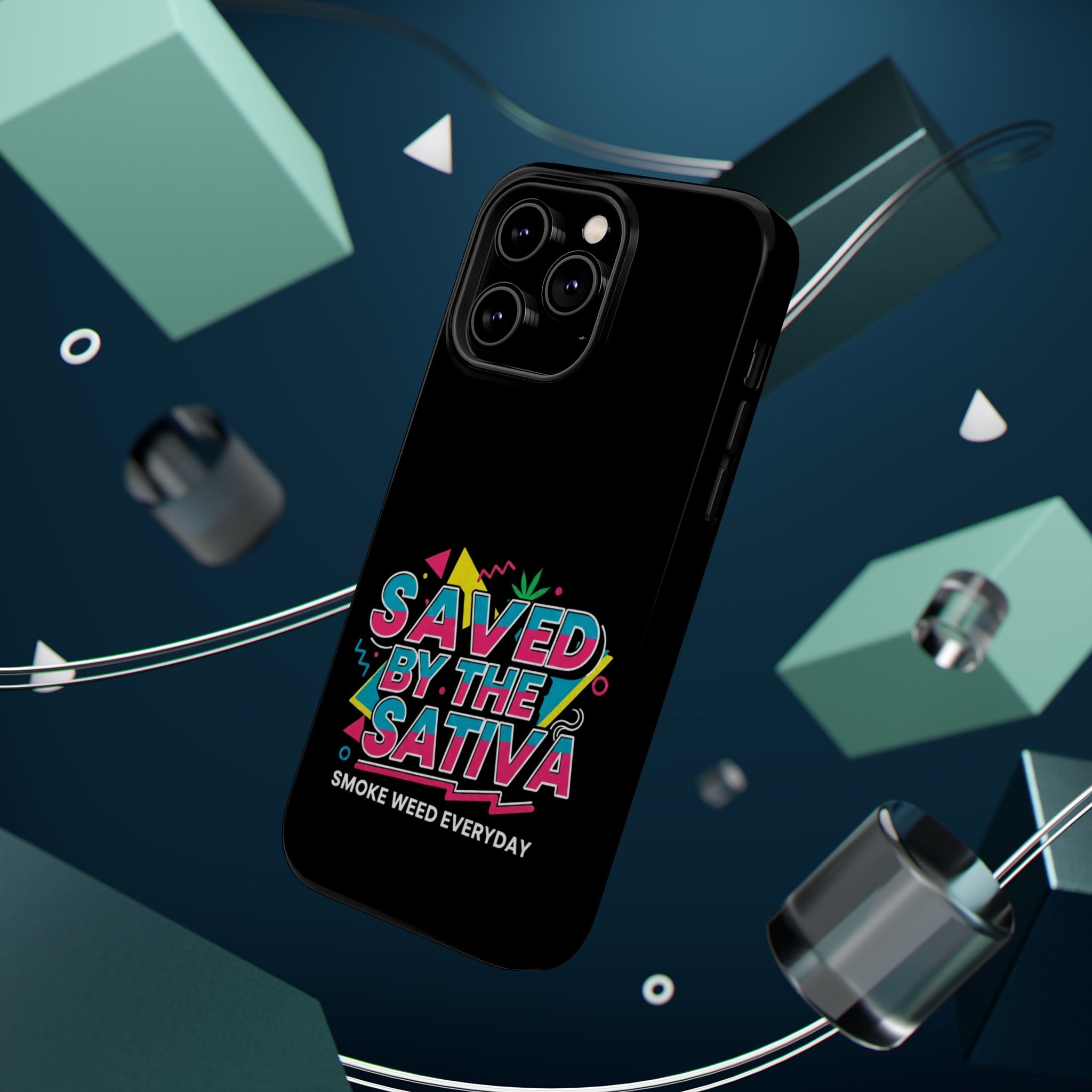 "Saved by the Sativa" Magnetic Impact-Resistant Case- Phone Case for iPhone & Android