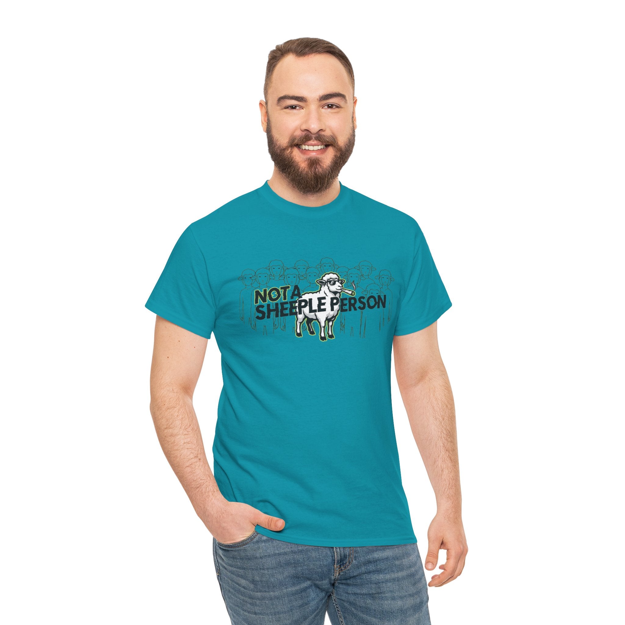 Not a Sheeple T‑Shirt — Anti‑Conformity / No NPC Graphic Tee