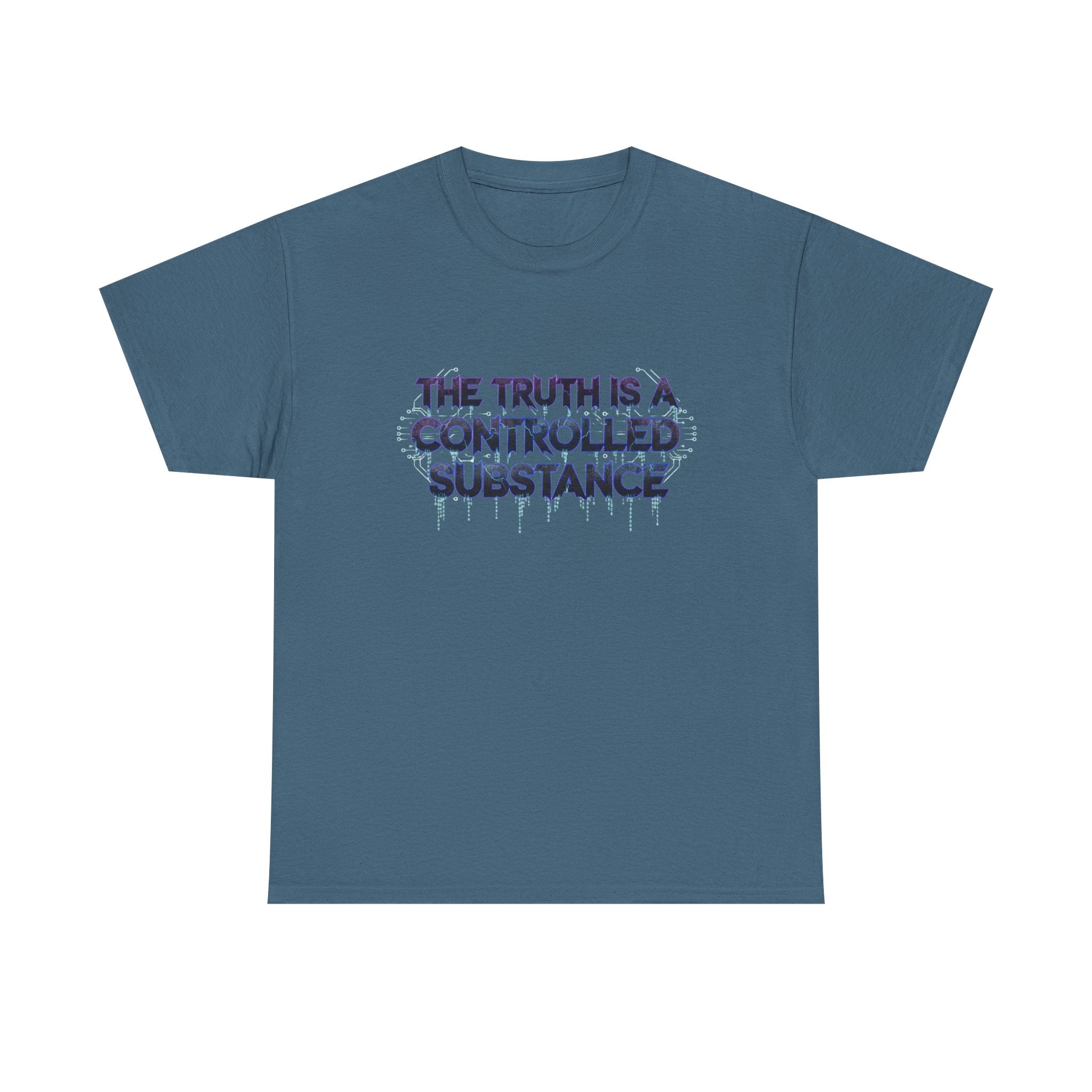 The Truth Is A Controlled Substance T Shirt Matrix Style Truth Seeker Conspiracy Tee