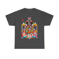 Puff Puff Pass -Colorful Clown Graphic Stoner Tee, Fun Festival T-Shirt, Carnival Top, Playful Party Apparel