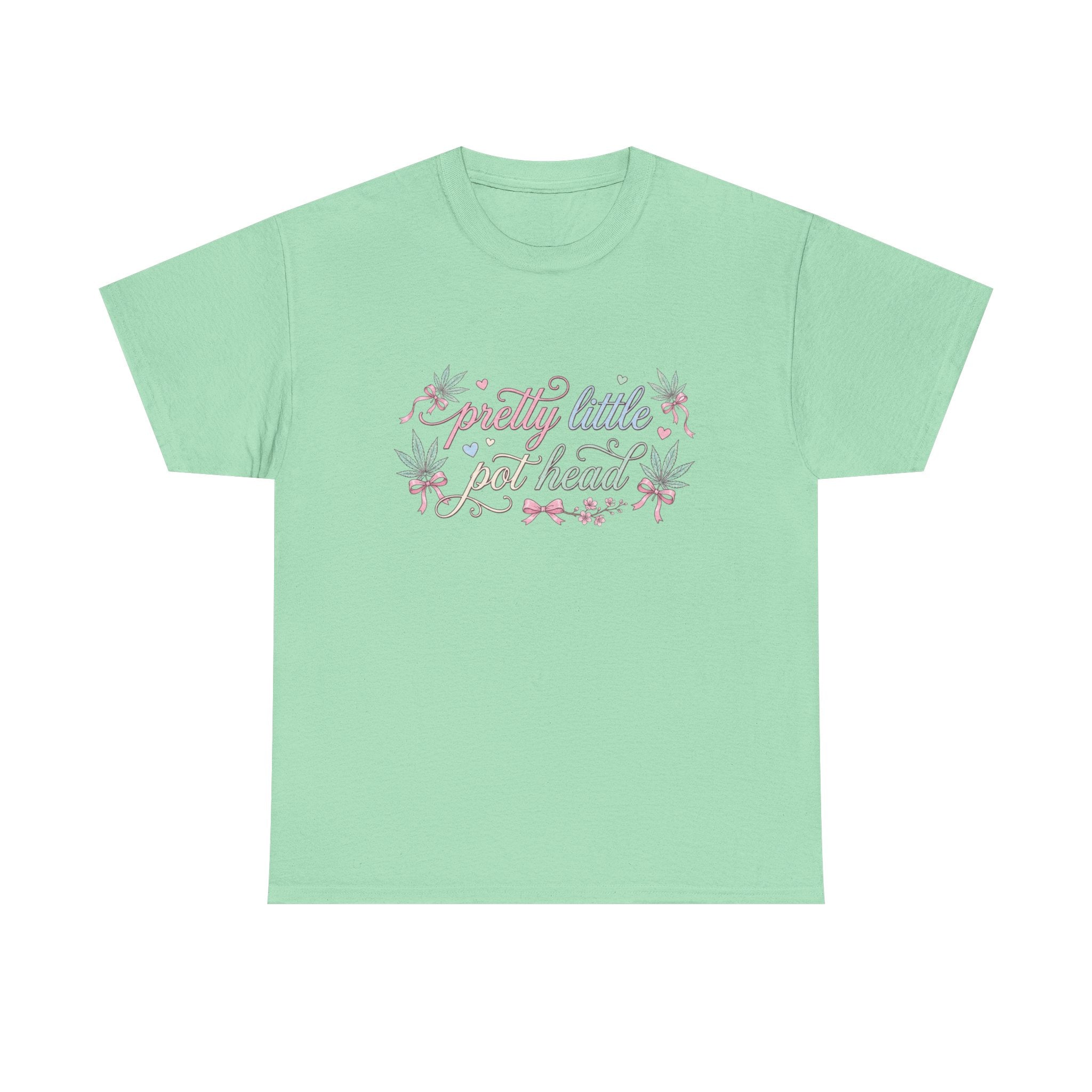 Pretty Little Pot Head Floral Script Tee