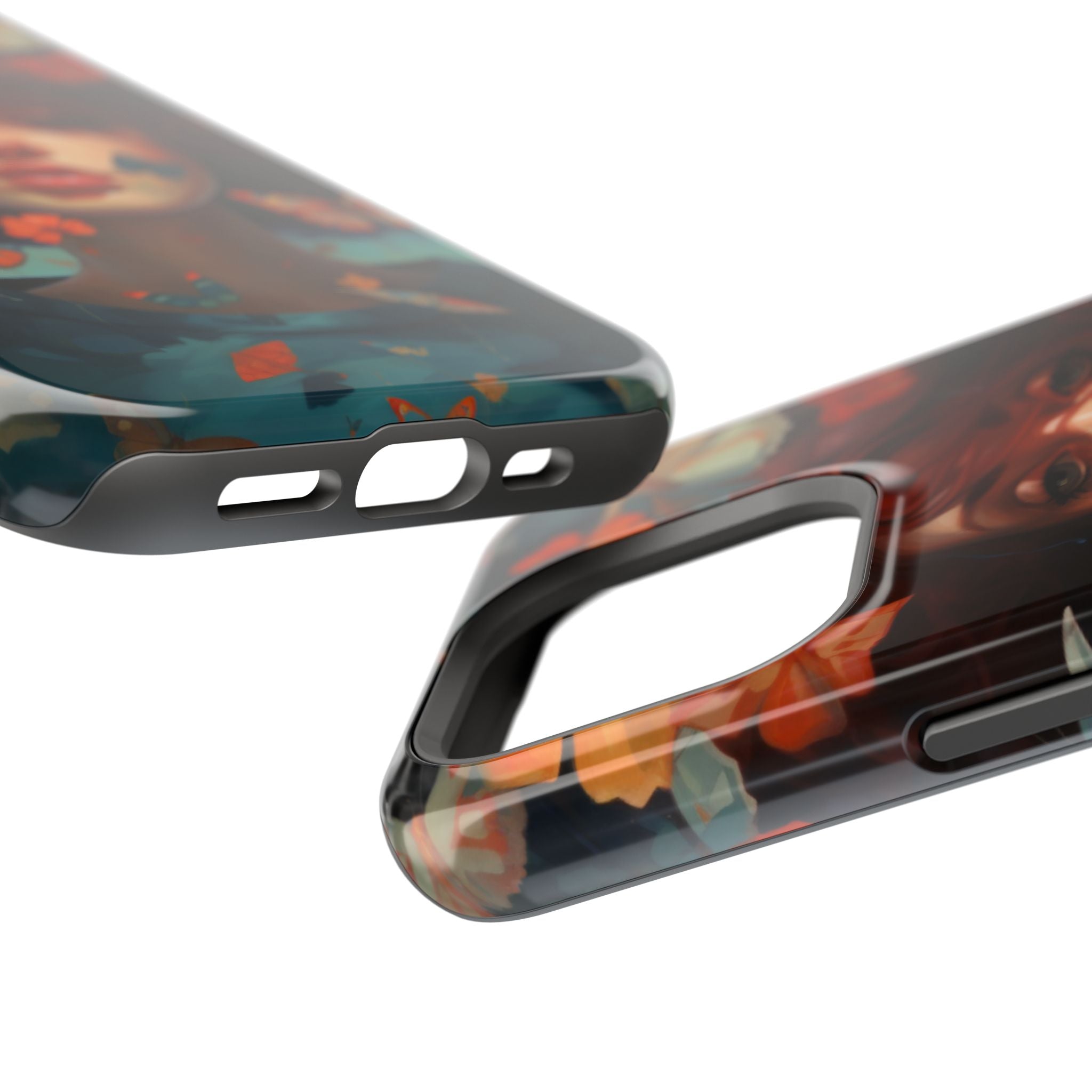 Artistic Butterfly Portrait Phone Case for iPhone & Android — Magnetic Impact-Resistant