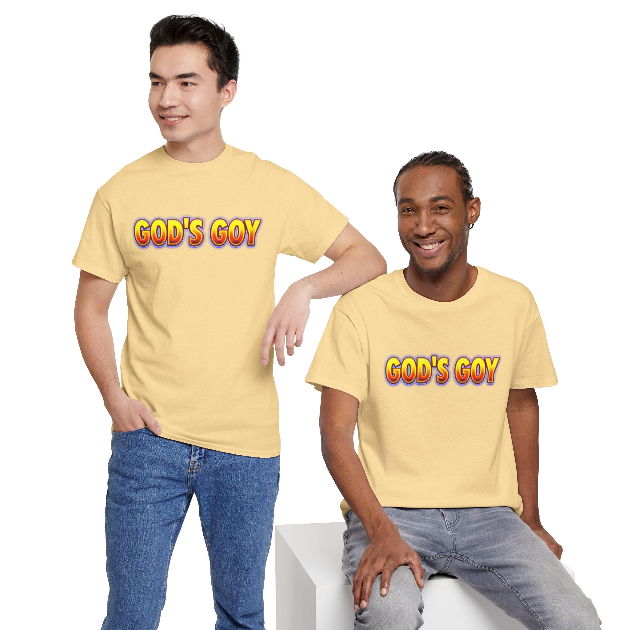 "GOD'S GOY" Bold Retro Graphic Tee