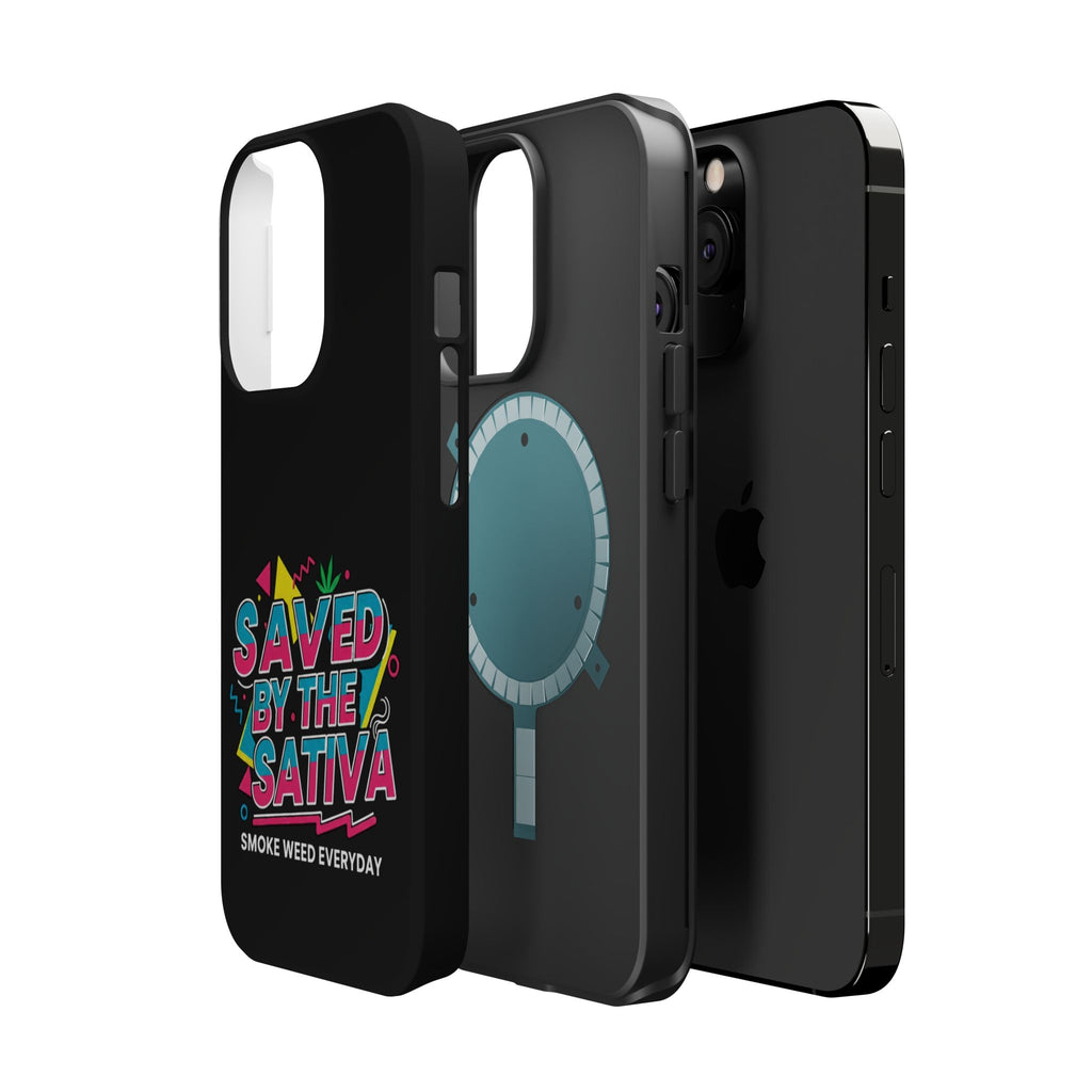 "Saved by the Sativa" Magnetic Impact-Resistant Case- Phone Case for iPhone & Android