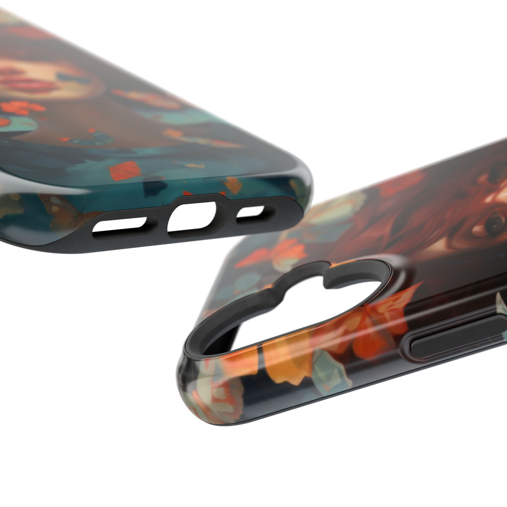 Artistic Butterfly Portrait Phone Case for iPhone & Android — Magnetic Impact-Resistant