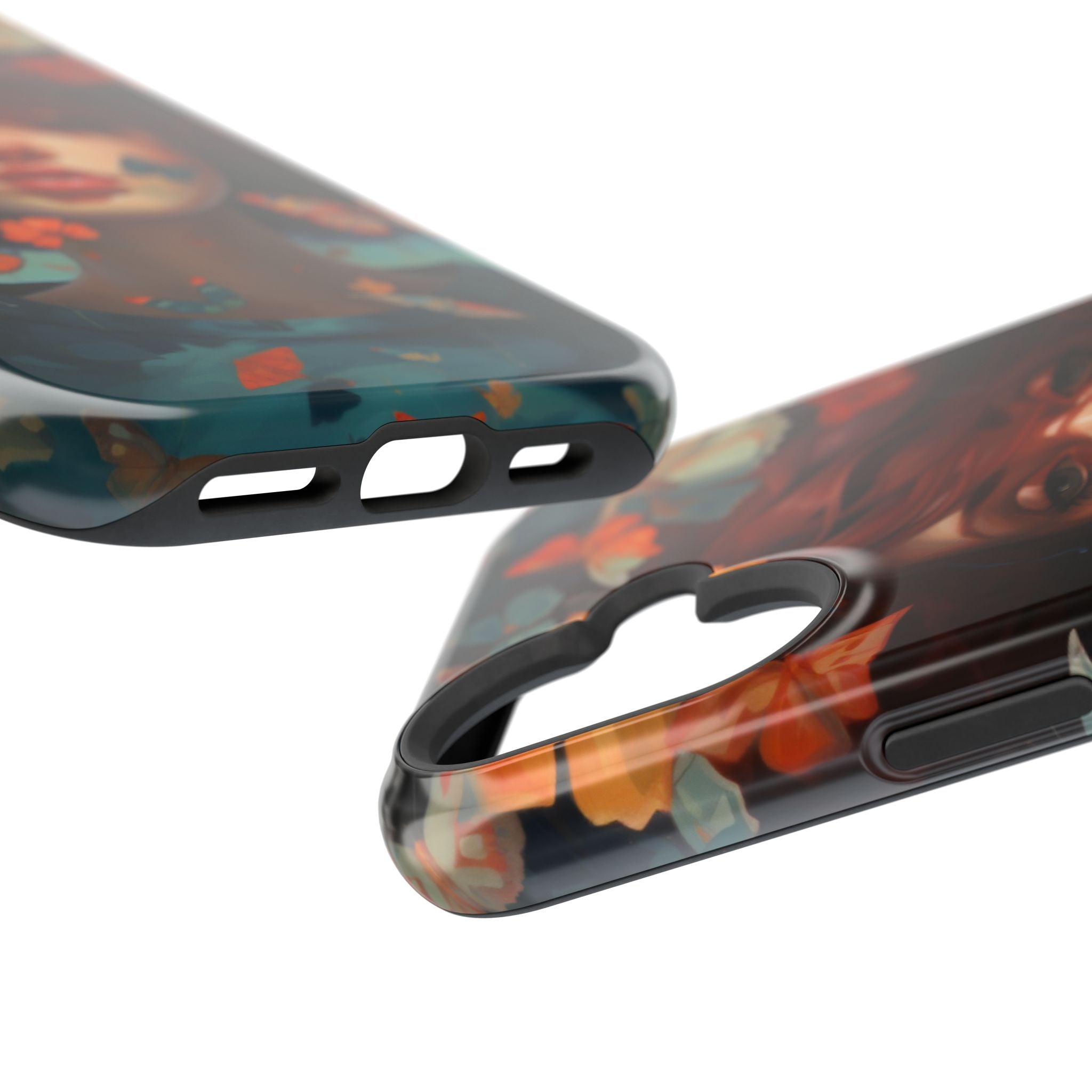 Artistic Butterfly Portrait Phone Case for iPhone & Android — Magnetic Impact-Resistant