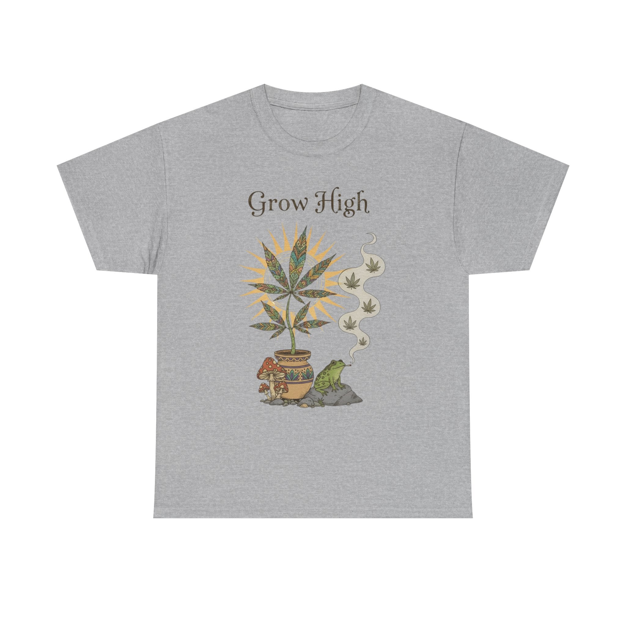 Grow High 420 Tee- Funny Garden Shirt