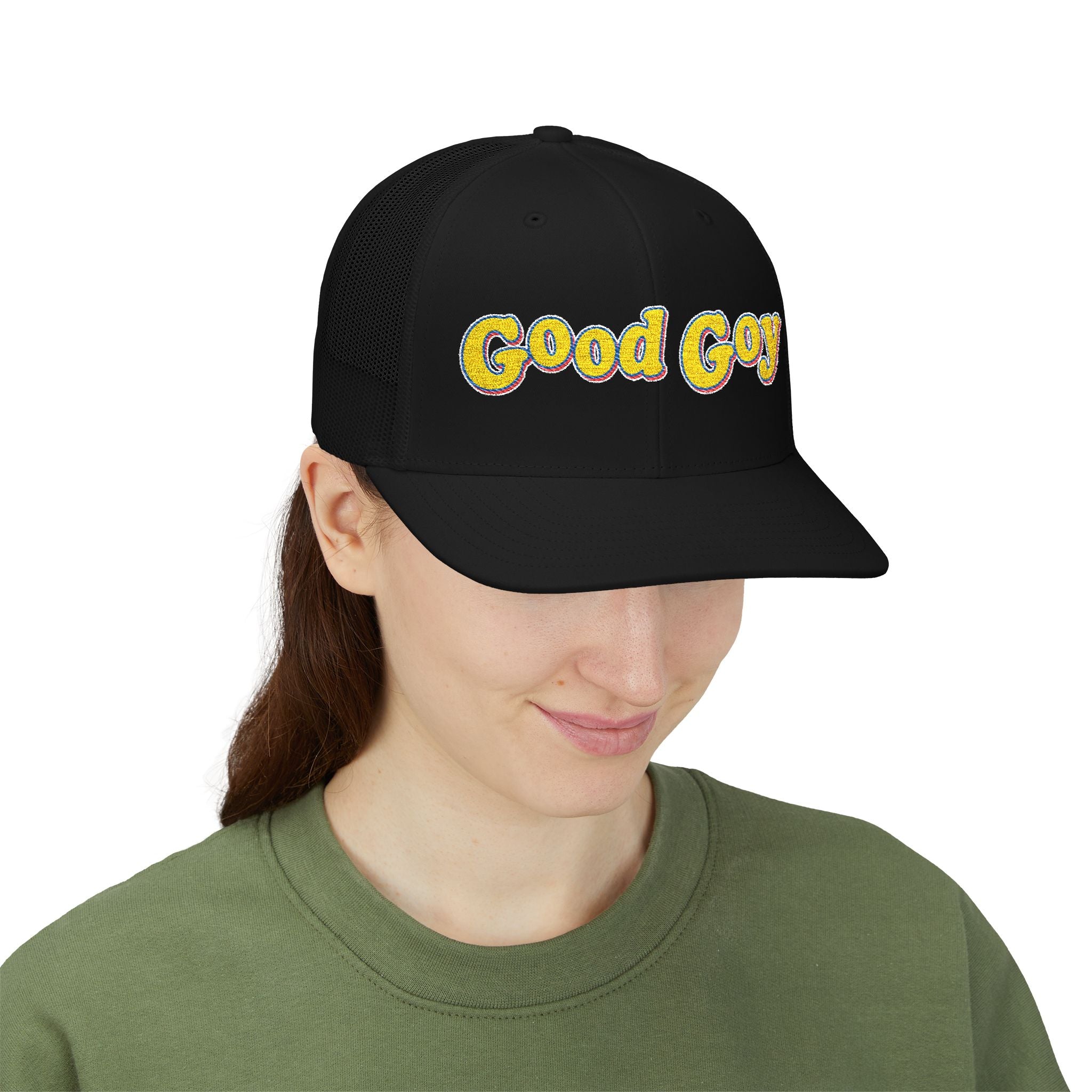 Good Goy Embroidered Trucker Hat --Snapback