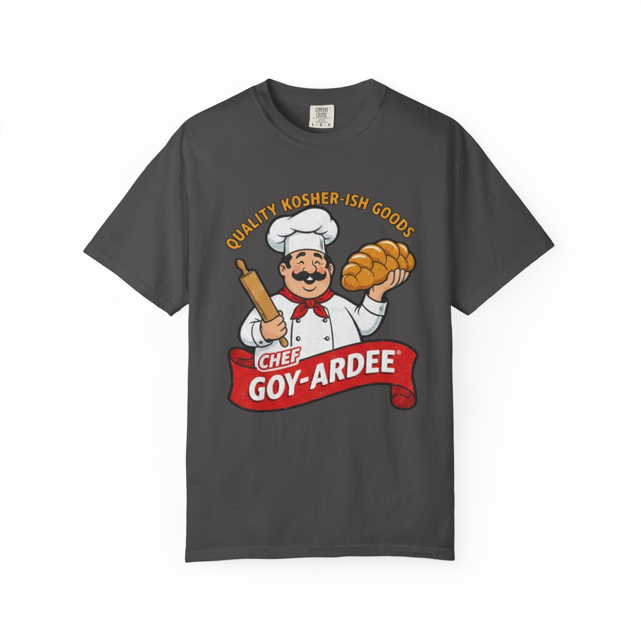 Chef Goy-Ardee graphic T-Shirt | Vintage Cartoon Baker Logo