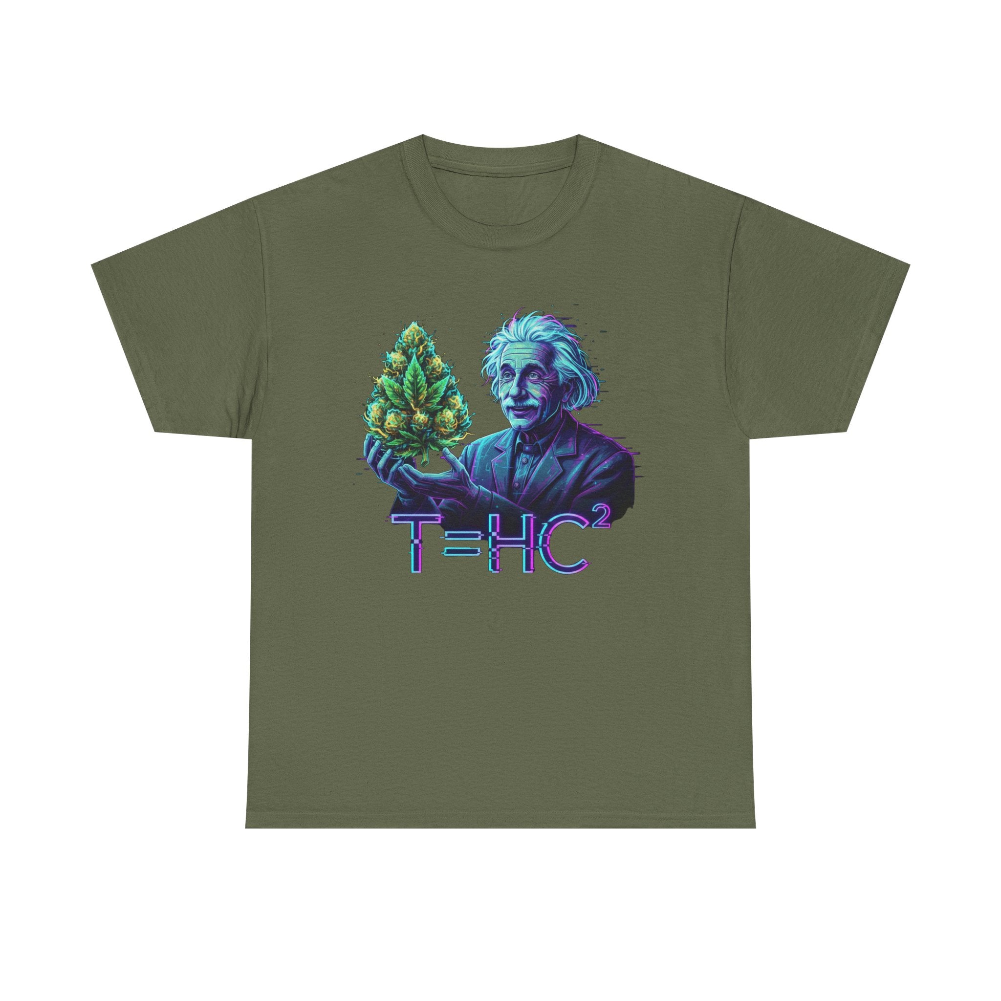 Einstein Holding Nugget T-Shirt | Funny Science Stoner Tee