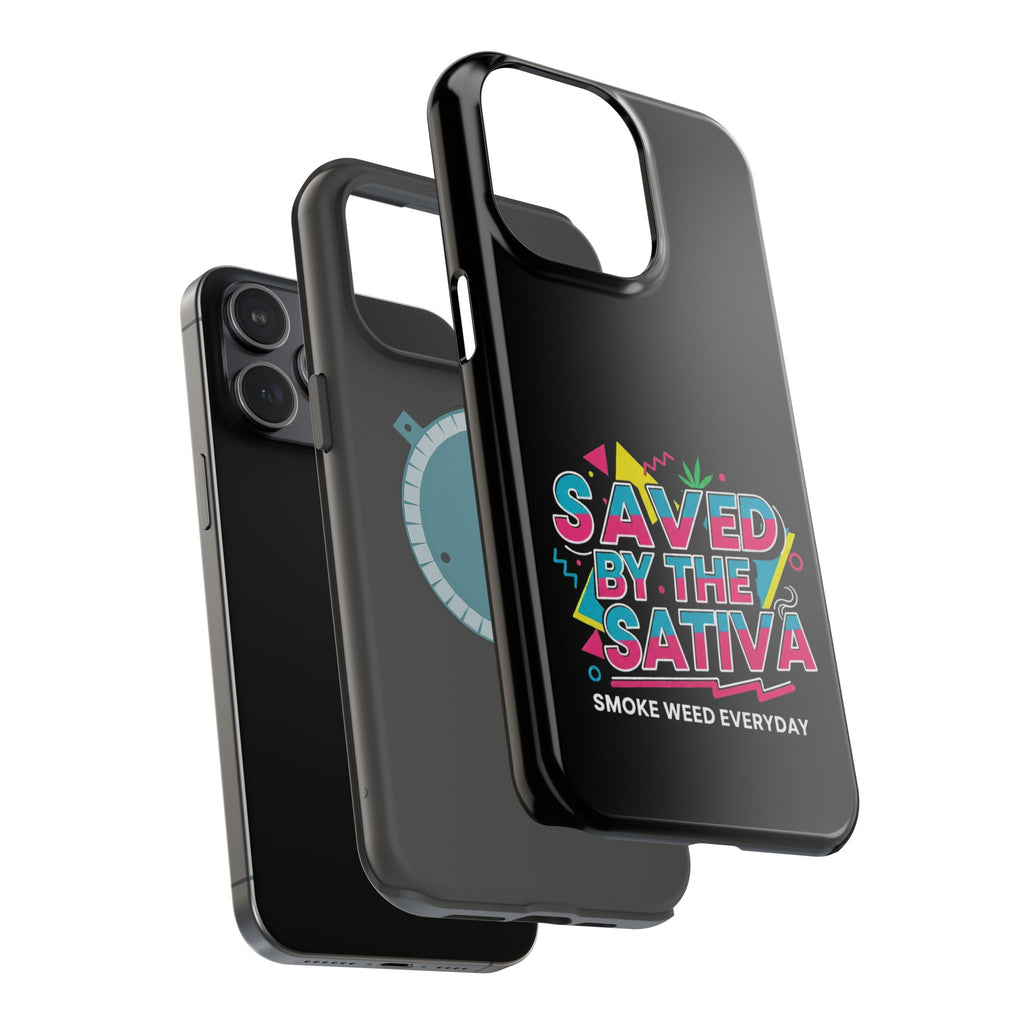 "Saved by the Sativa" Magnetic Impact-Resistant Case- Phone Case for iPhone & Android
