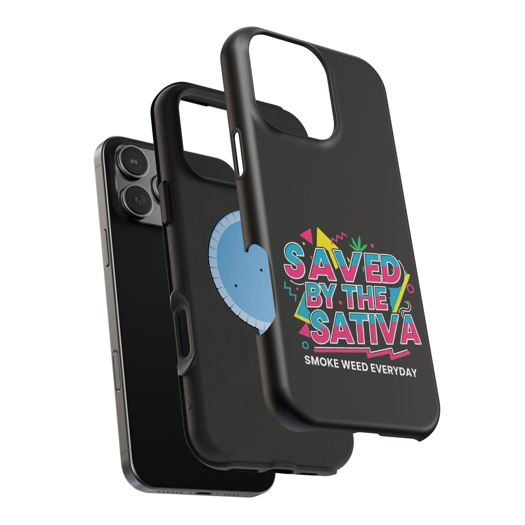 "Saved by the Sativa" Magnetic Impact-Resistant Case- Phone Case for iPhone & Android