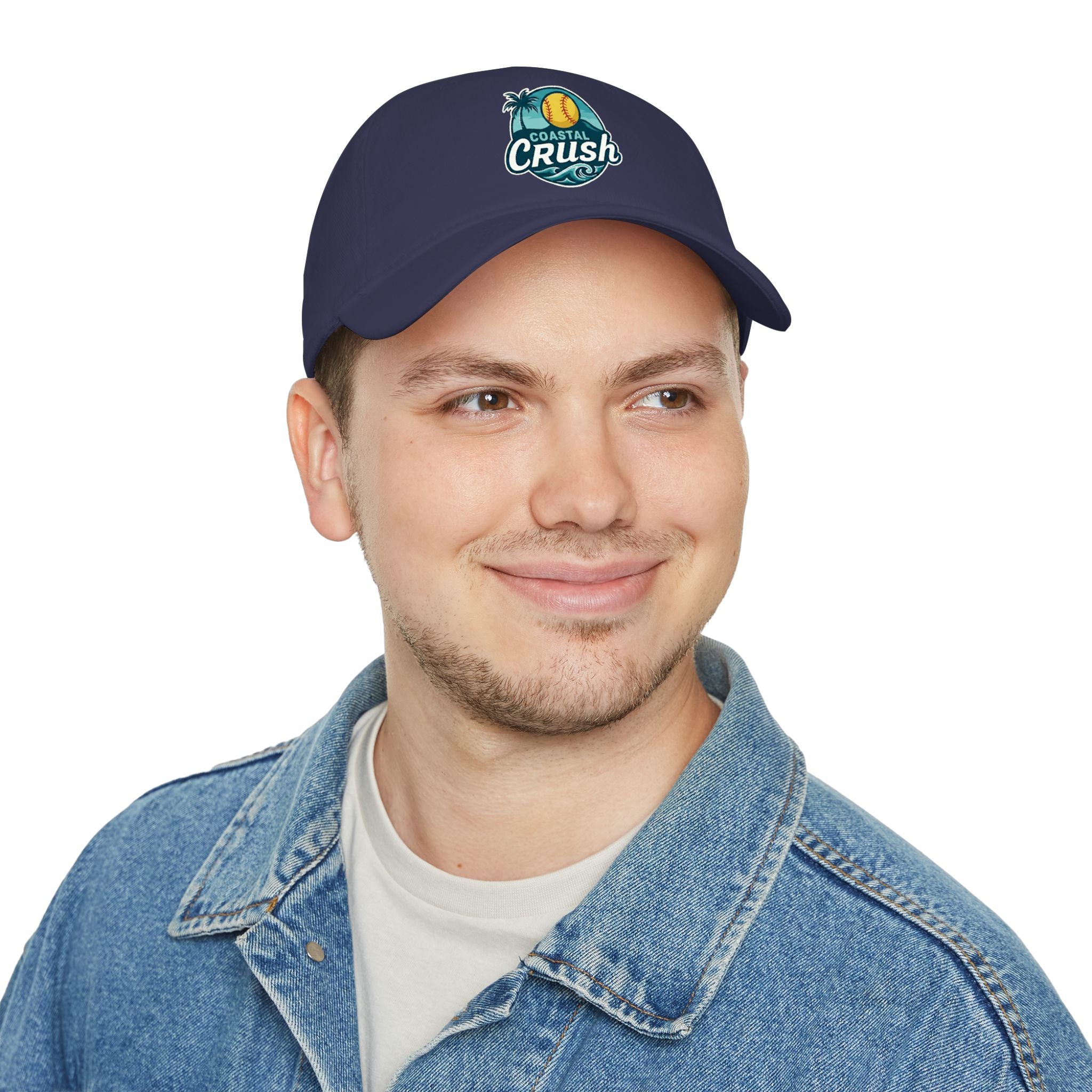 Coastal Crush Logo Baseball Cap | Beach Palm Wave Surf Hat