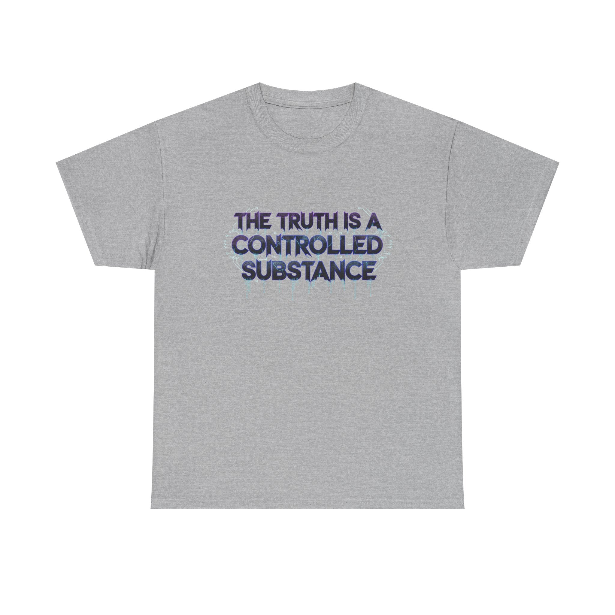 The Truth Is A Controlled Substance T Shirt Matrix Style Truth Seeker Conspiracy Tee