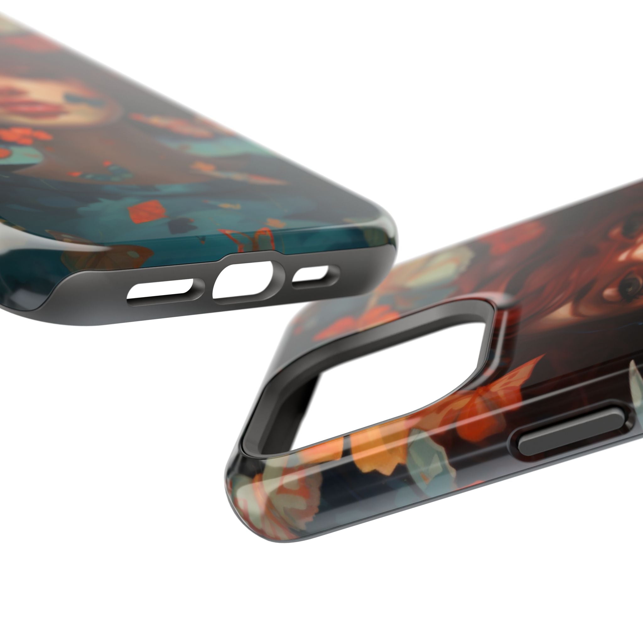 Artistic Butterfly Portrait Phone Case for iPhone & Android — Magnetic Impact-Resistant