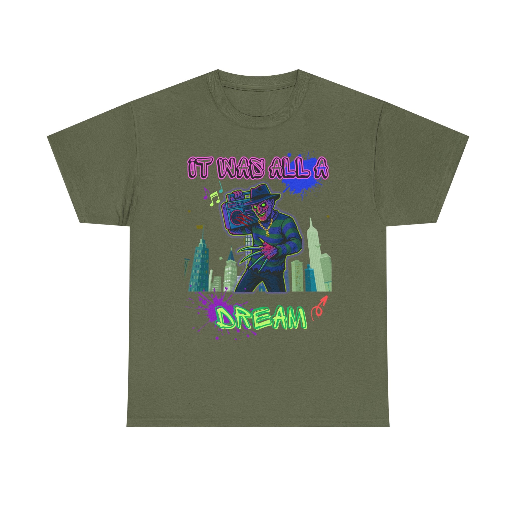 It Was All A Dream Unisex Heavy Cotton Tee - Streetwear, Graphic Tee, Hip Hop Fashion, Casual Wear, Gift Ideas