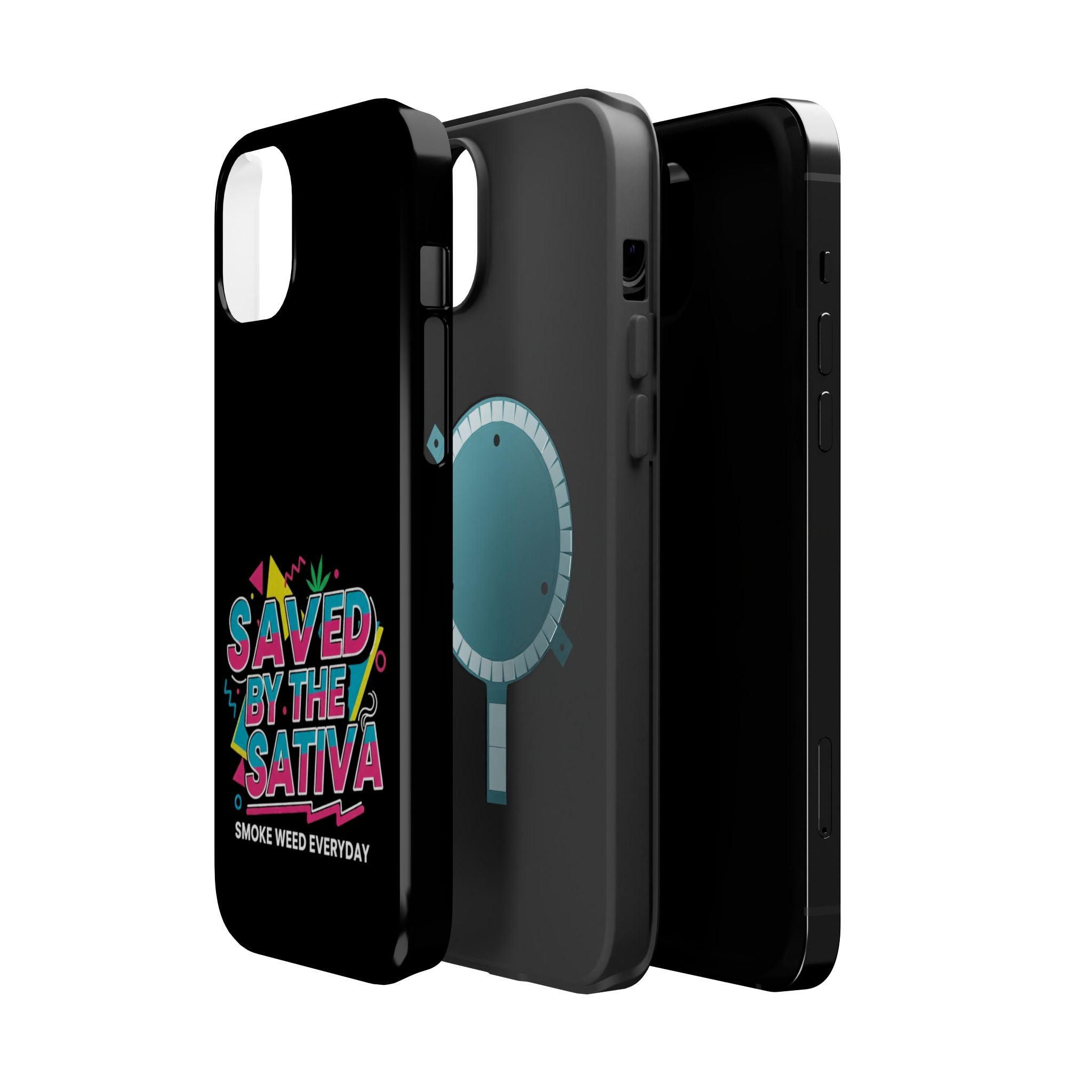 "Saved by the Sativa" Magnetic Impact-Resistant Case- Phone Case for iPhone & Android