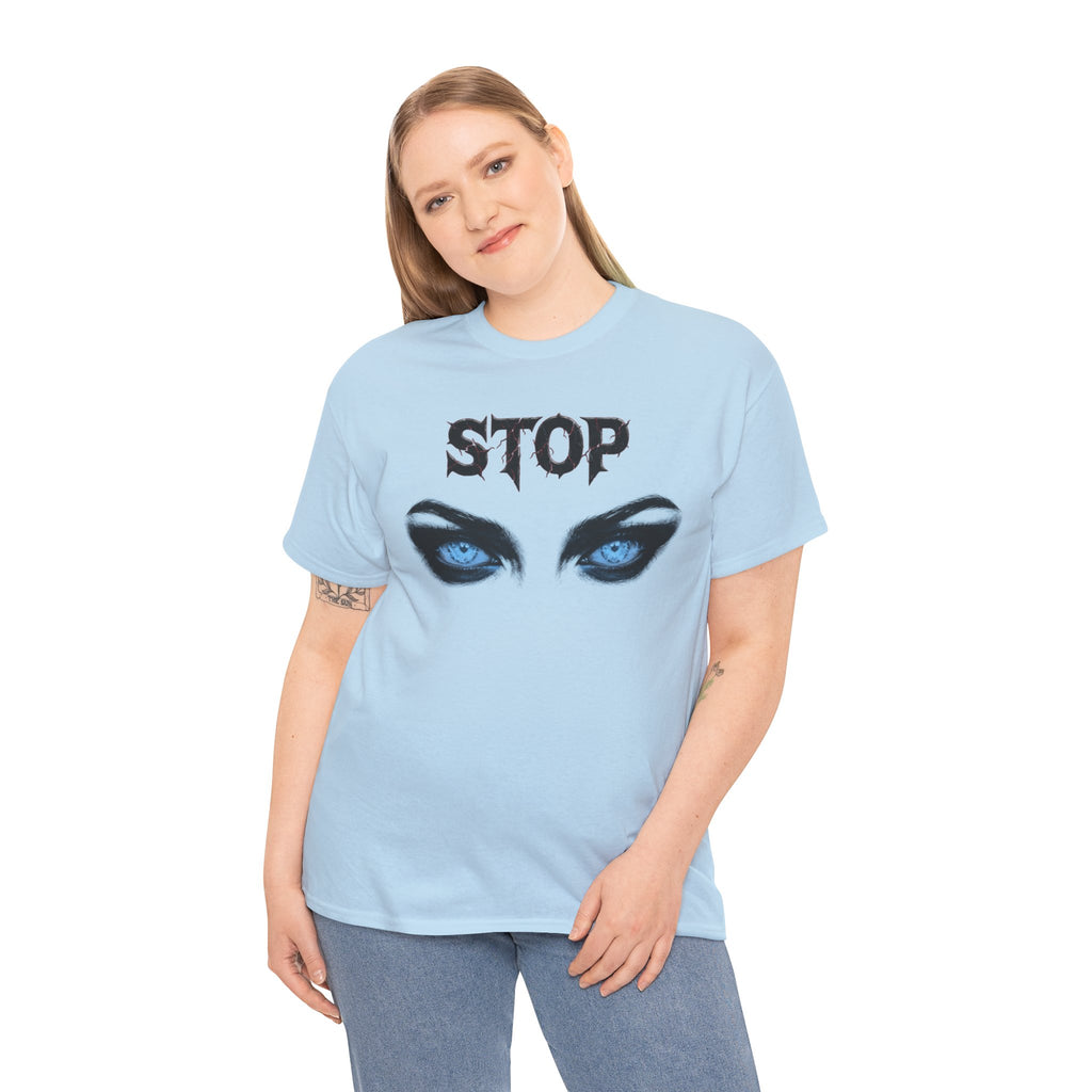 "Stop" Demon Eyes Graphic Tee