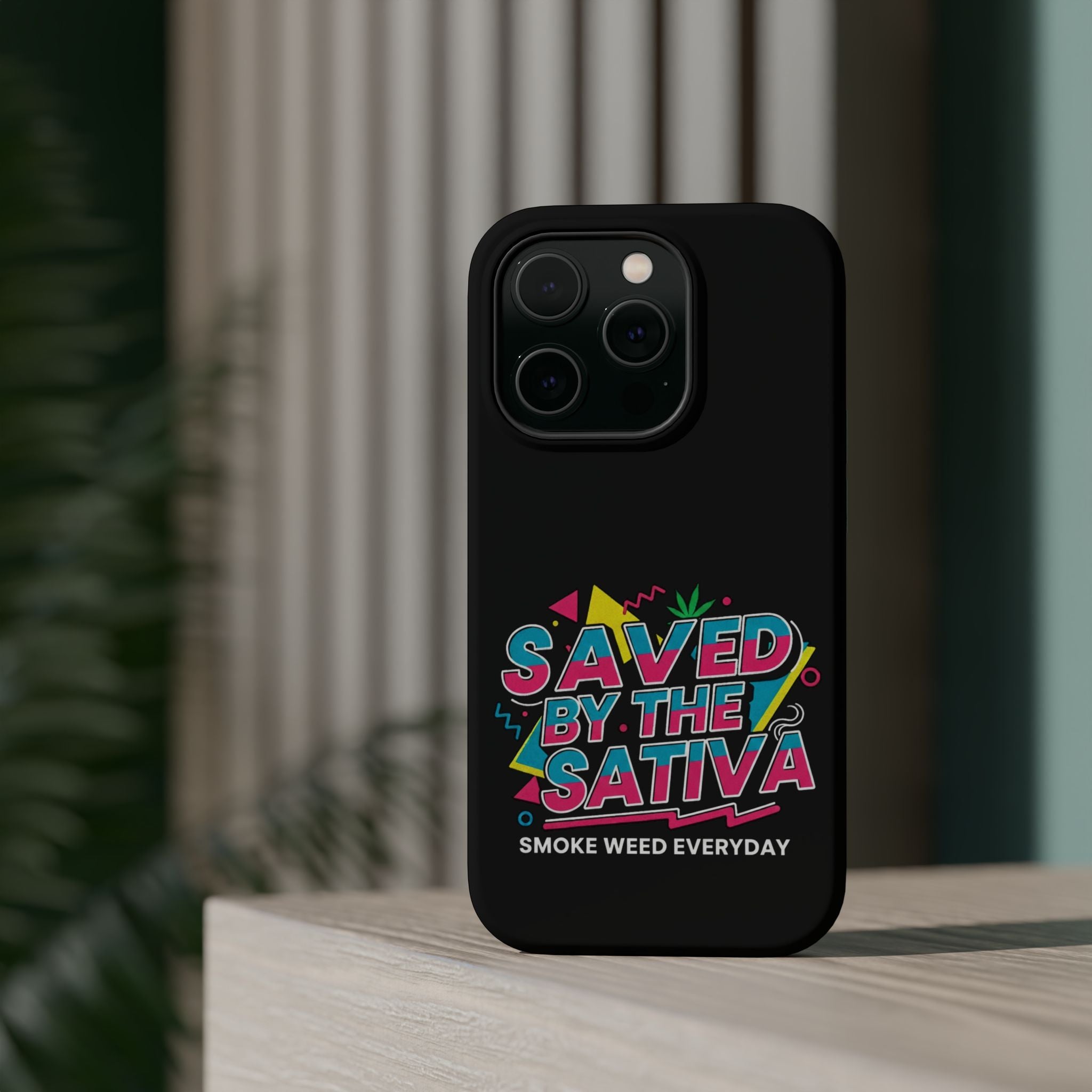 "Saved by the Sativa" Magnetic Impact-Resistant Case- Phone Case for iPhone & Android