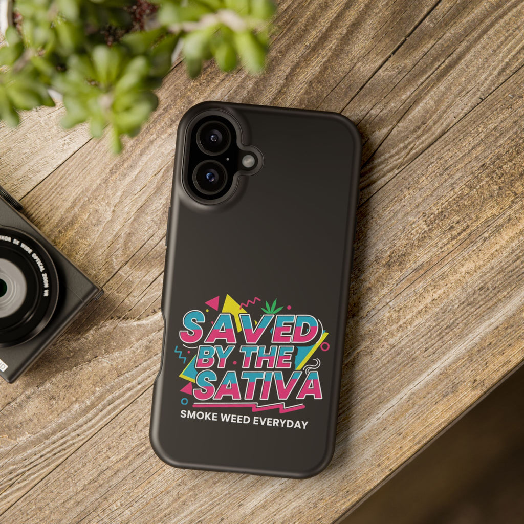 "Saved by the Sativa" Magnetic Impact-Resistant Case- Phone Case for iPhone & Android