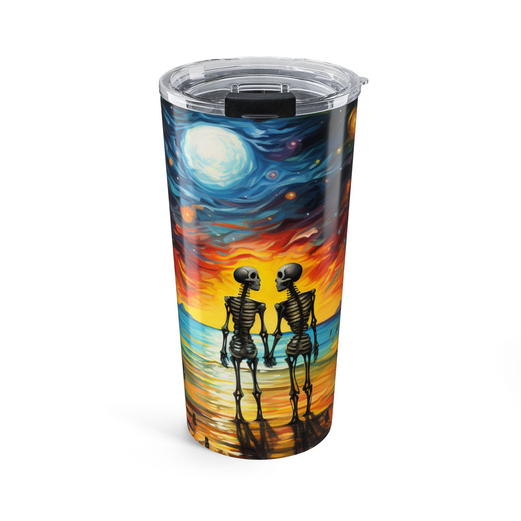 Romantic Cosmic Tumbler 20oz - Perfect for Couples, Engagement Gifts, Halloween Decor, or Nighttime Sips