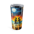 Romantic Cosmic Tumbler 20oz - Perfect for Couples, Engagement Gifts, Halloween Decor, or Nighttime Sips