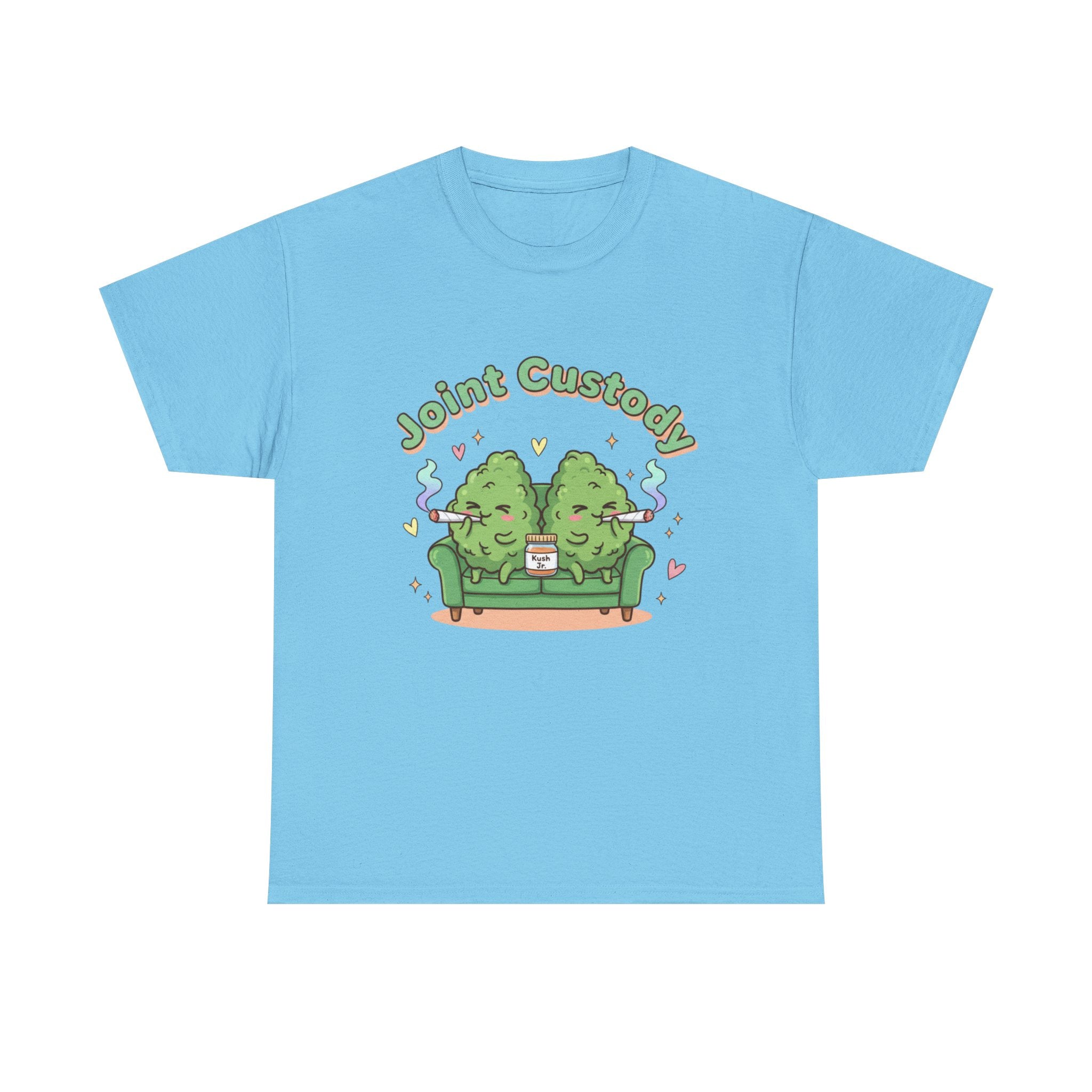 Joint Custody Unisex Heavy Cotton Tee | Funny Stoner Family Shirt