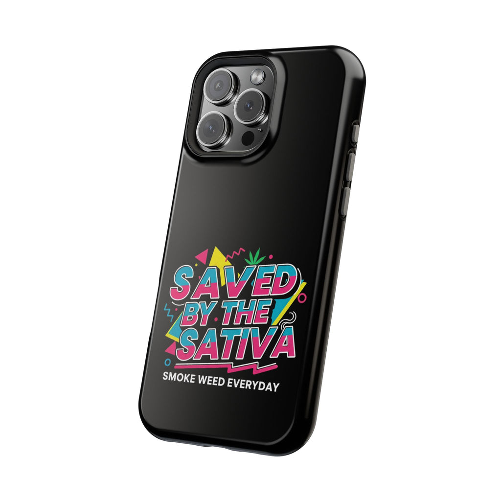 "Saved by the Sativa" Magnetic Impact-Resistant Case- Phone Case for iPhone & Android