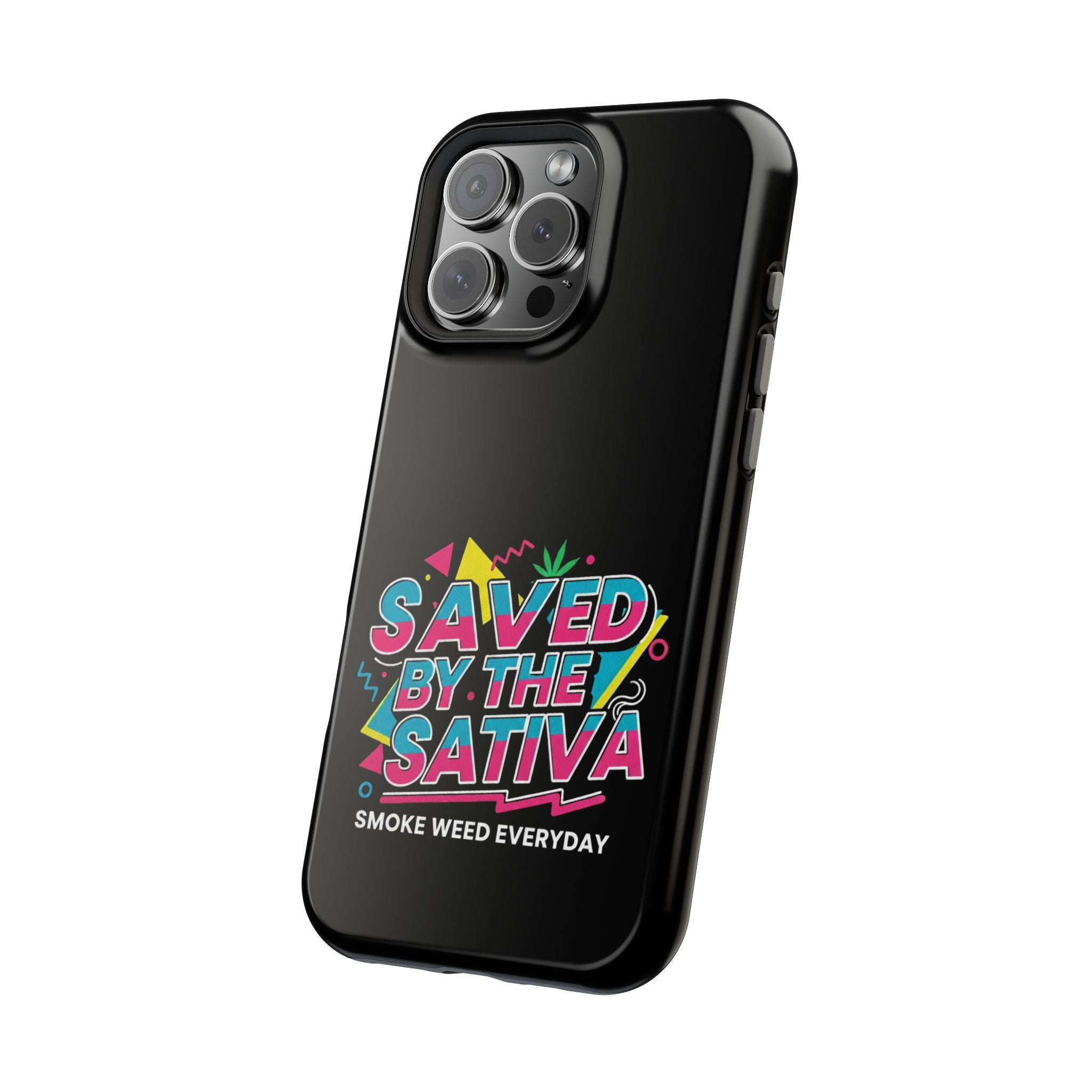 "Saved by the Sativa" Magnetic Impact-Resistant Case- Phone Case for iPhone & Android