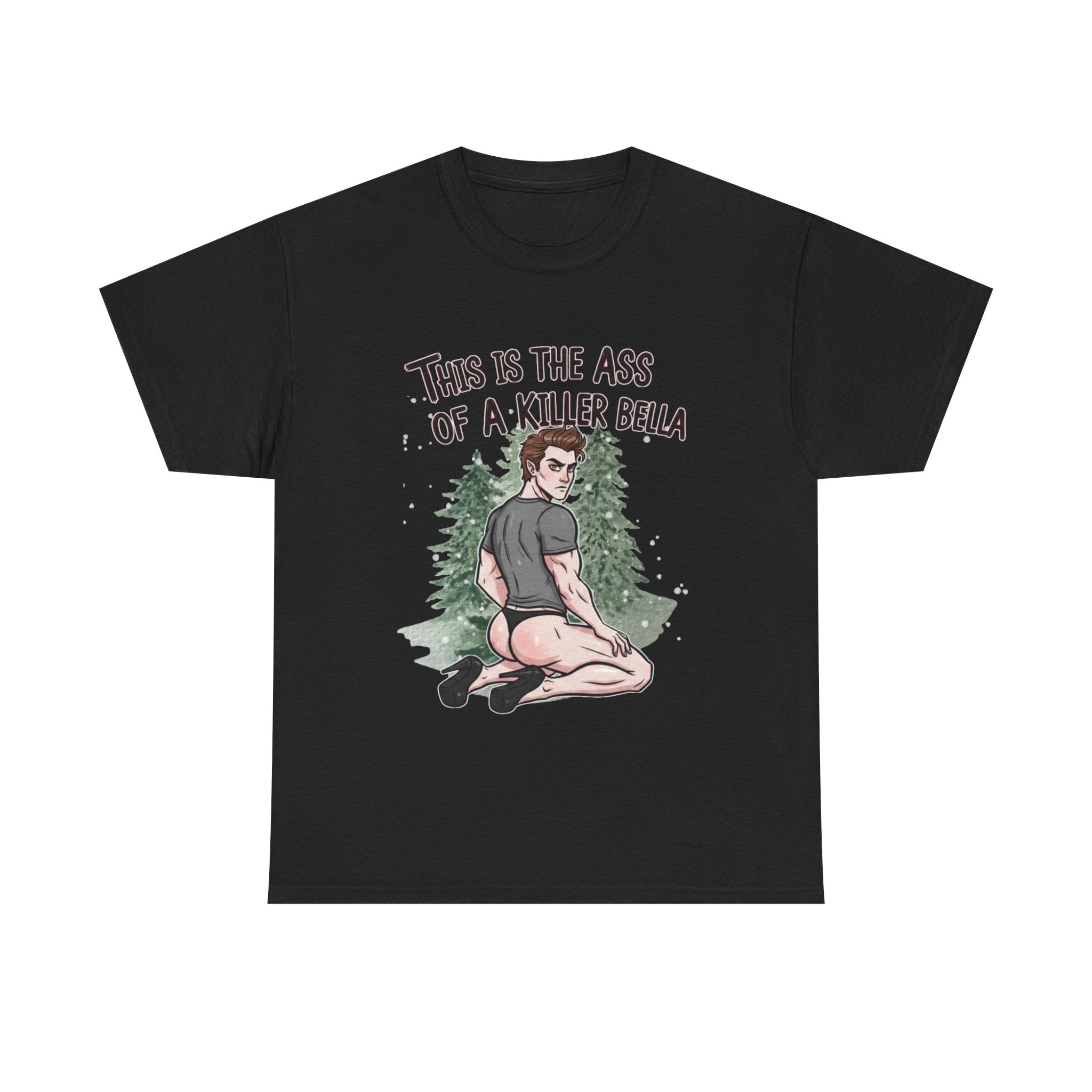 Funny Vampire Movie Parody Ass Graphic Tee | Retro Horror Nostalgia