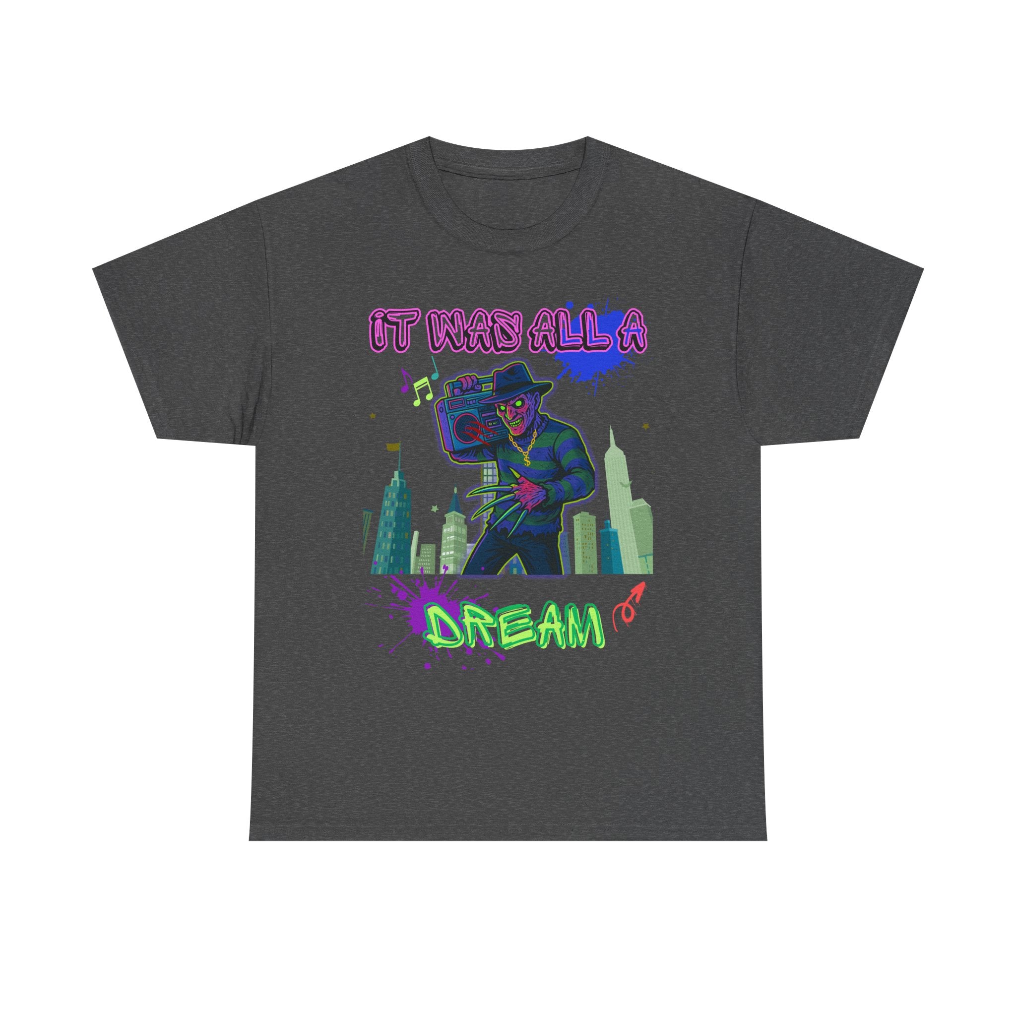 It Was All A Dream Unisex Heavy Cotton Tee - Streetwear, Graphic Tee, Hip Hop Fashion, Casual Wear, Gift Ideas