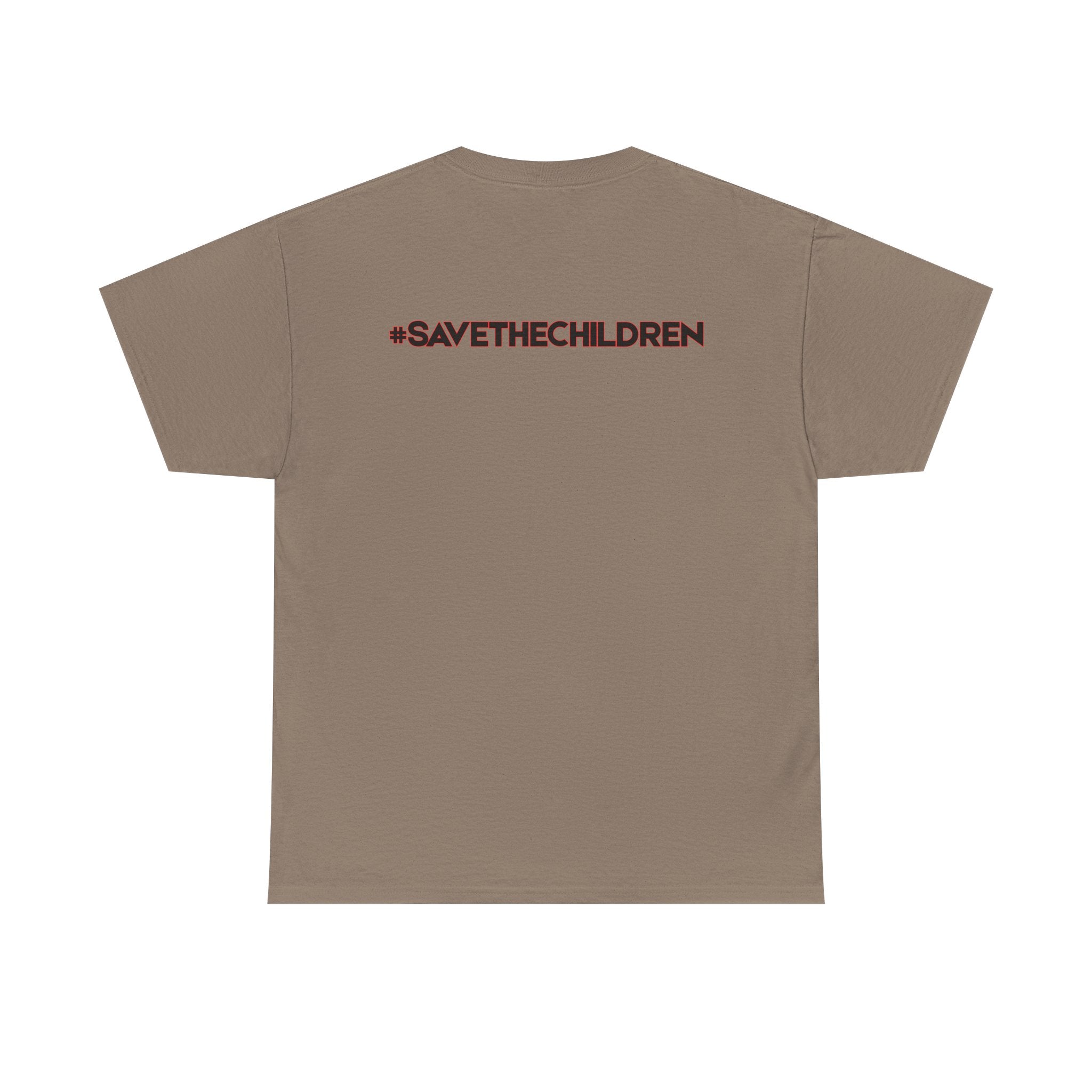 Protest Pizza Box Conspiracy Save the Children T-Shirt | Vintage Riot Art