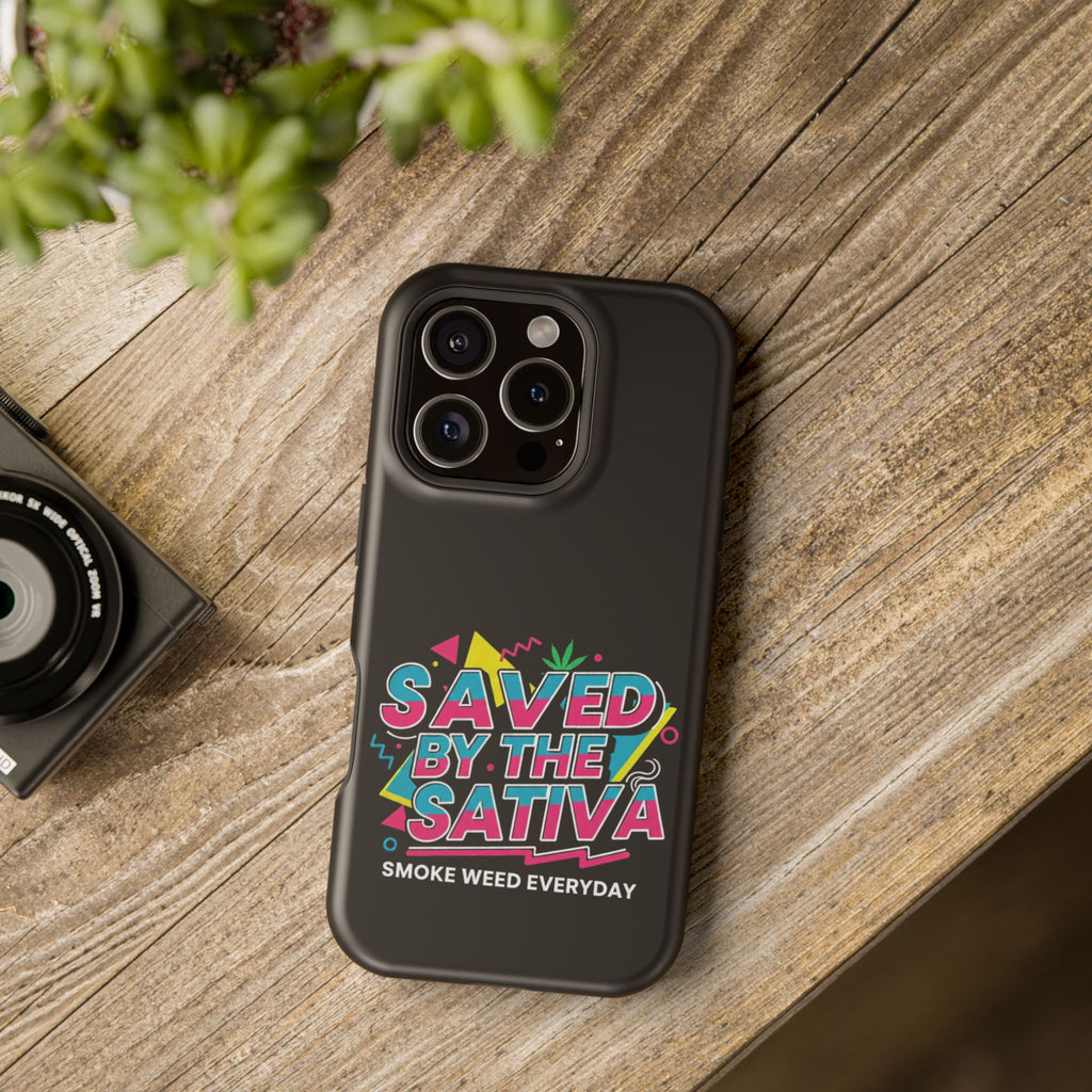 "Saved by the Sativa" Magnetic Impact-Resistant Case- Phone Case for iPhone & Android