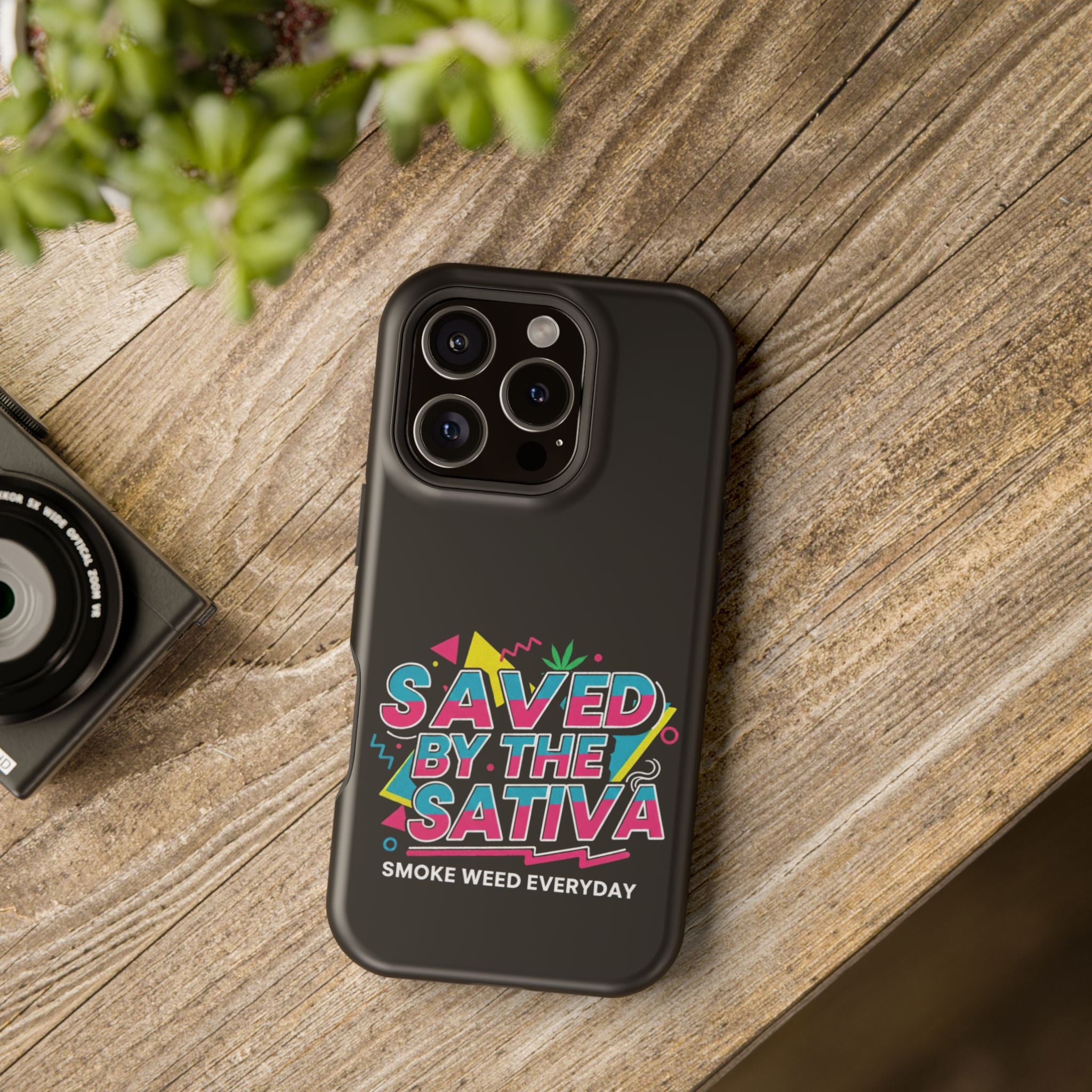 "Saved by the Sativa" Magnetic Impact-Resistant Case- Phone Case for iPhone & Android