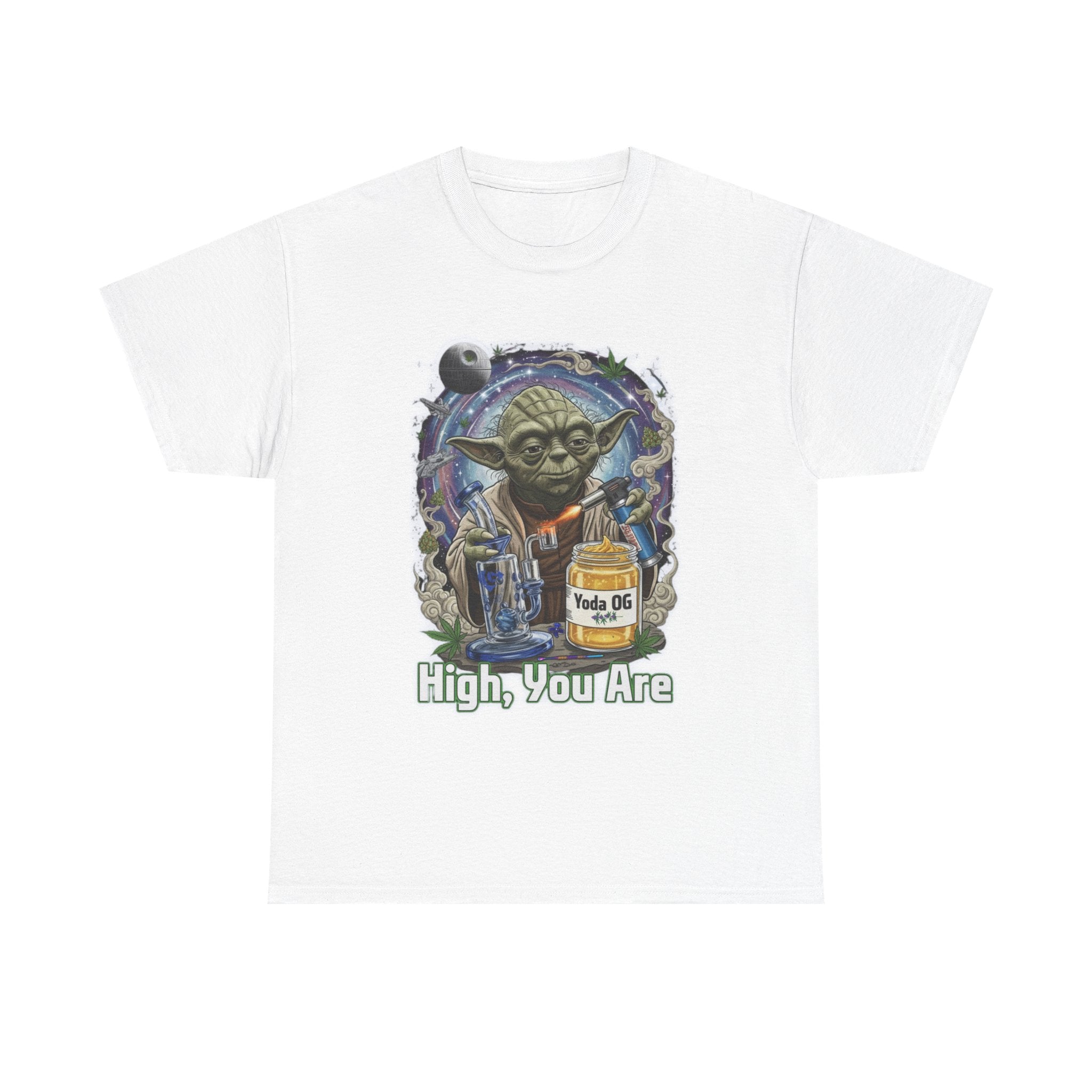 High You Are Space Wizard Tee | 420 Stoner Parody, Retro Nostalgic Graphic