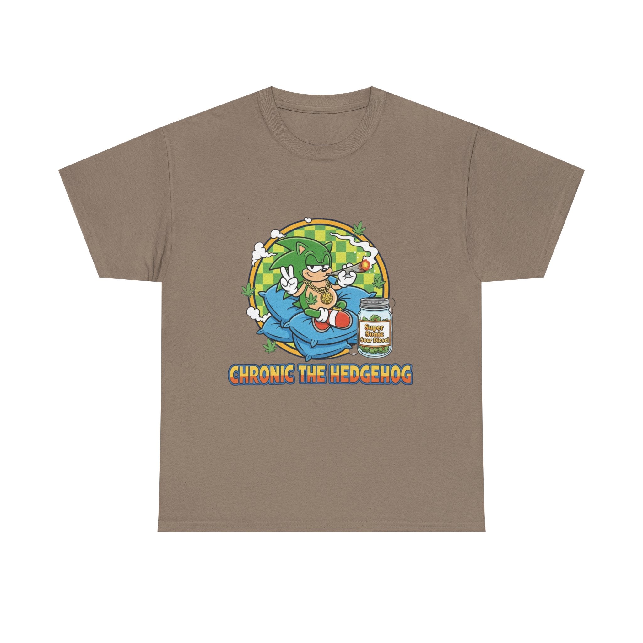 Chronic the Hedgehog Retro Game Parody T-Shirt