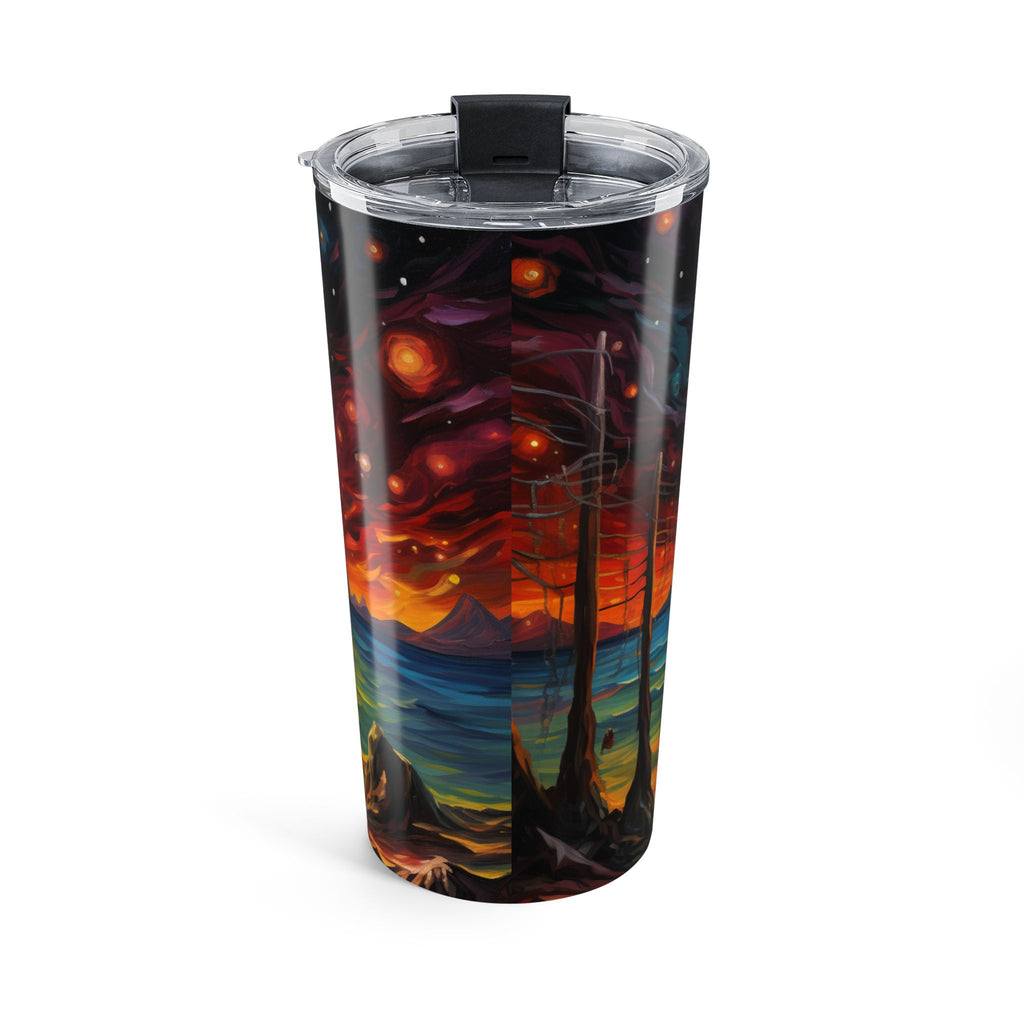 Romantic Cosmic Tumbler 20oz - Perfect for Couples, Engagement Gifts, Halloween Decor, or Nighttime Sips
