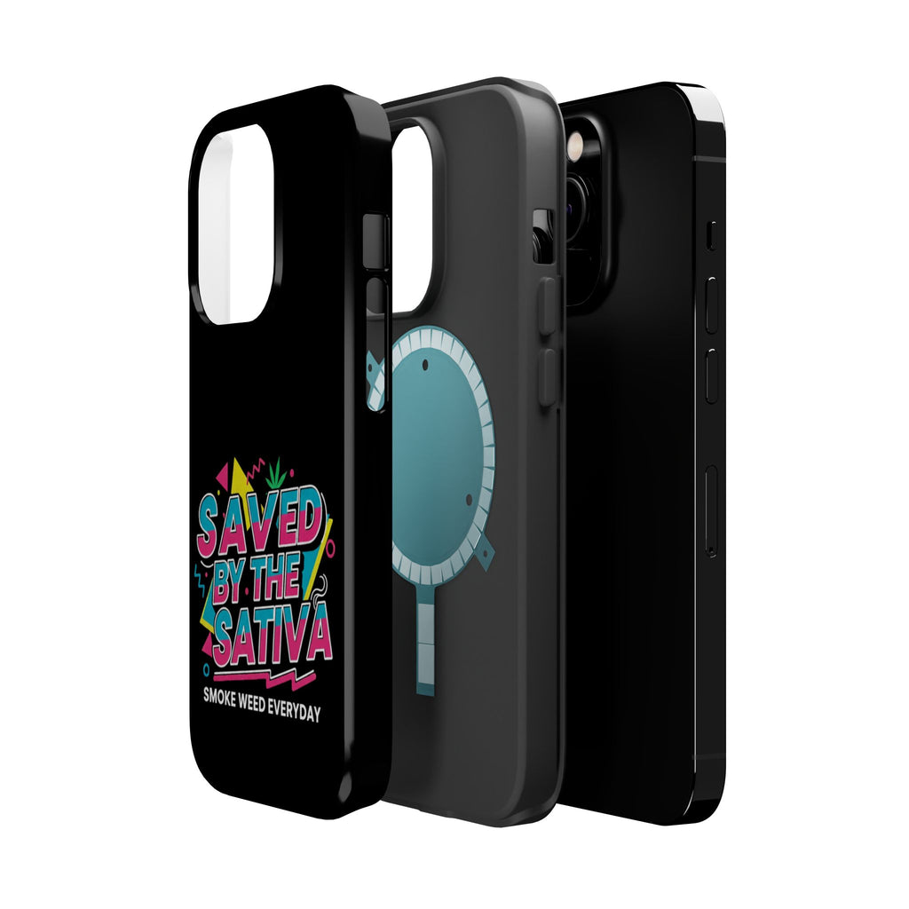 "Saved by the Sativa" Magnetic Impact-Resistant Case- Phone Case for iPhone & Android