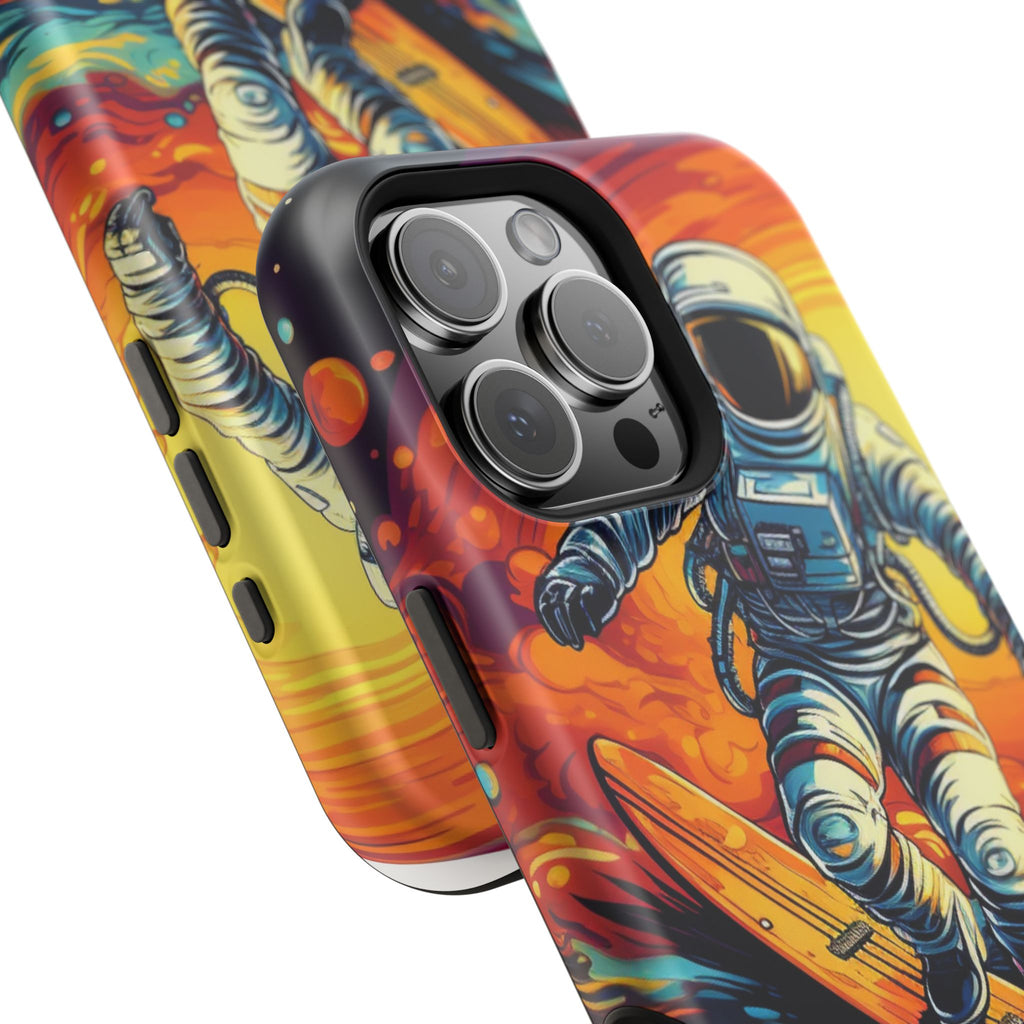 Astronaut Surfing Tough Case | Galaxy Phone Cover, Space Lover Gift, Unique Phone Case, Trendy Tech Accessory, Cool Gift Idea
