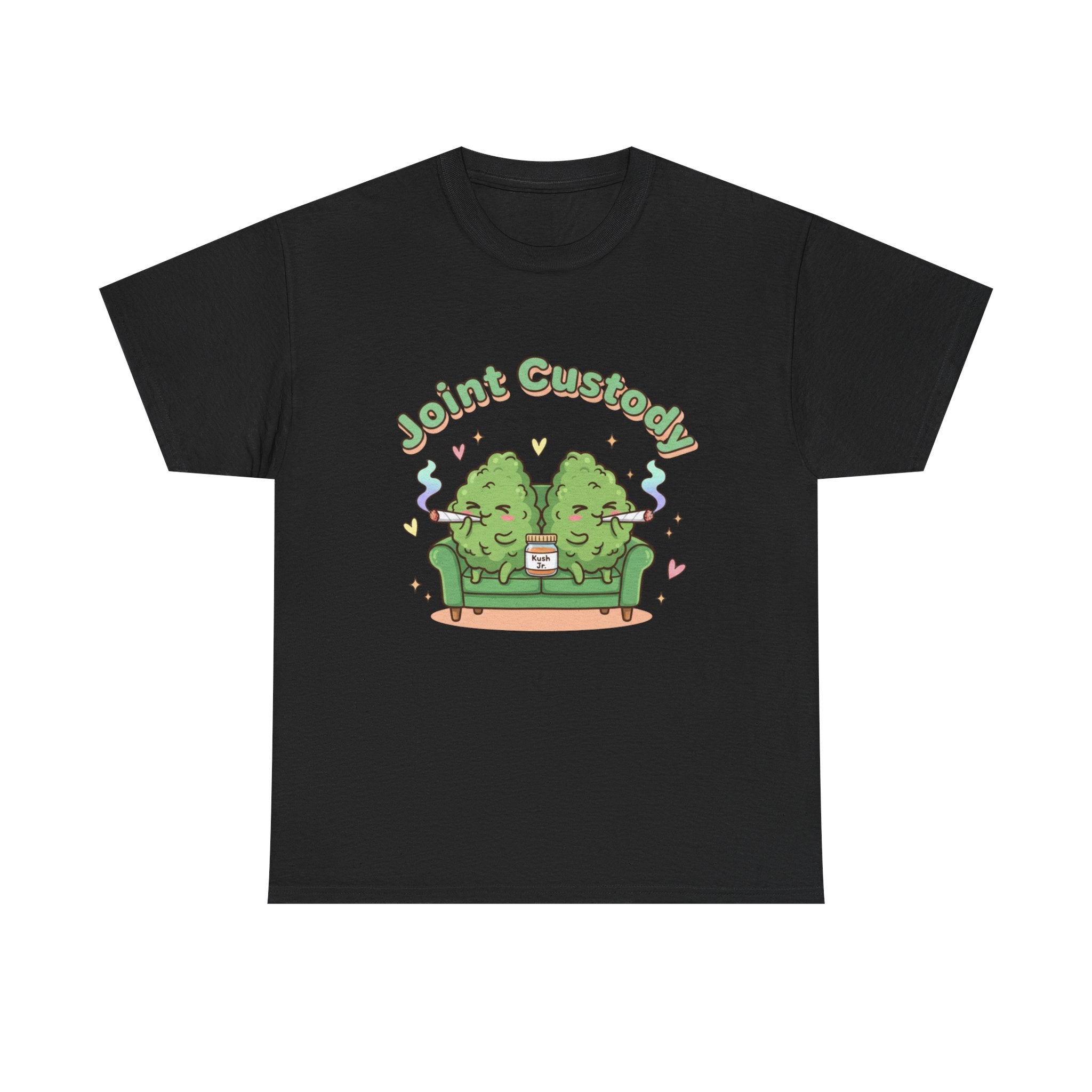 Joint Custody Unisex Heavy Cotton Tee | Funny Stoner Family Shirt