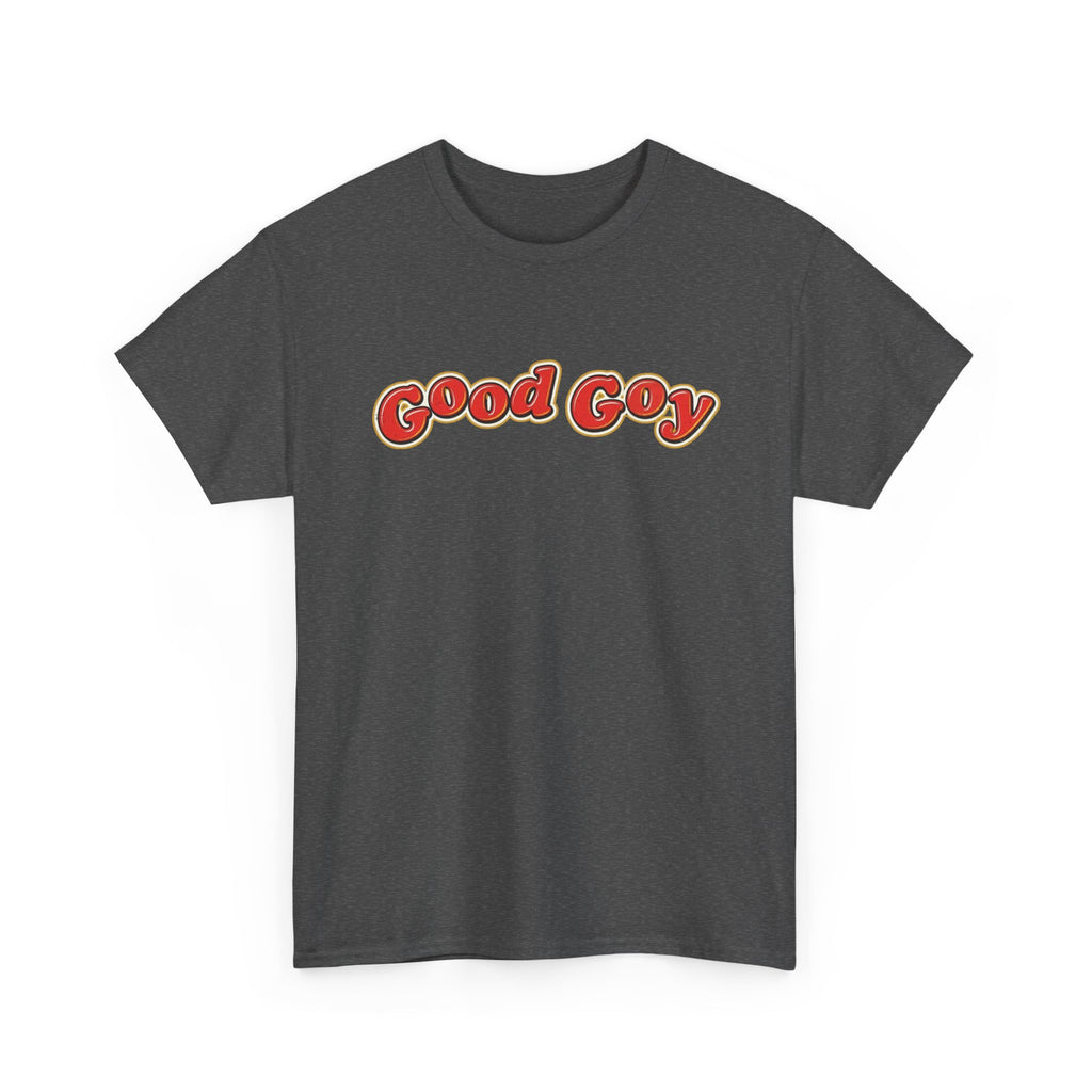 Good Goy Retro Bubble Letter T-Shirt | Nostalgic Parody Design