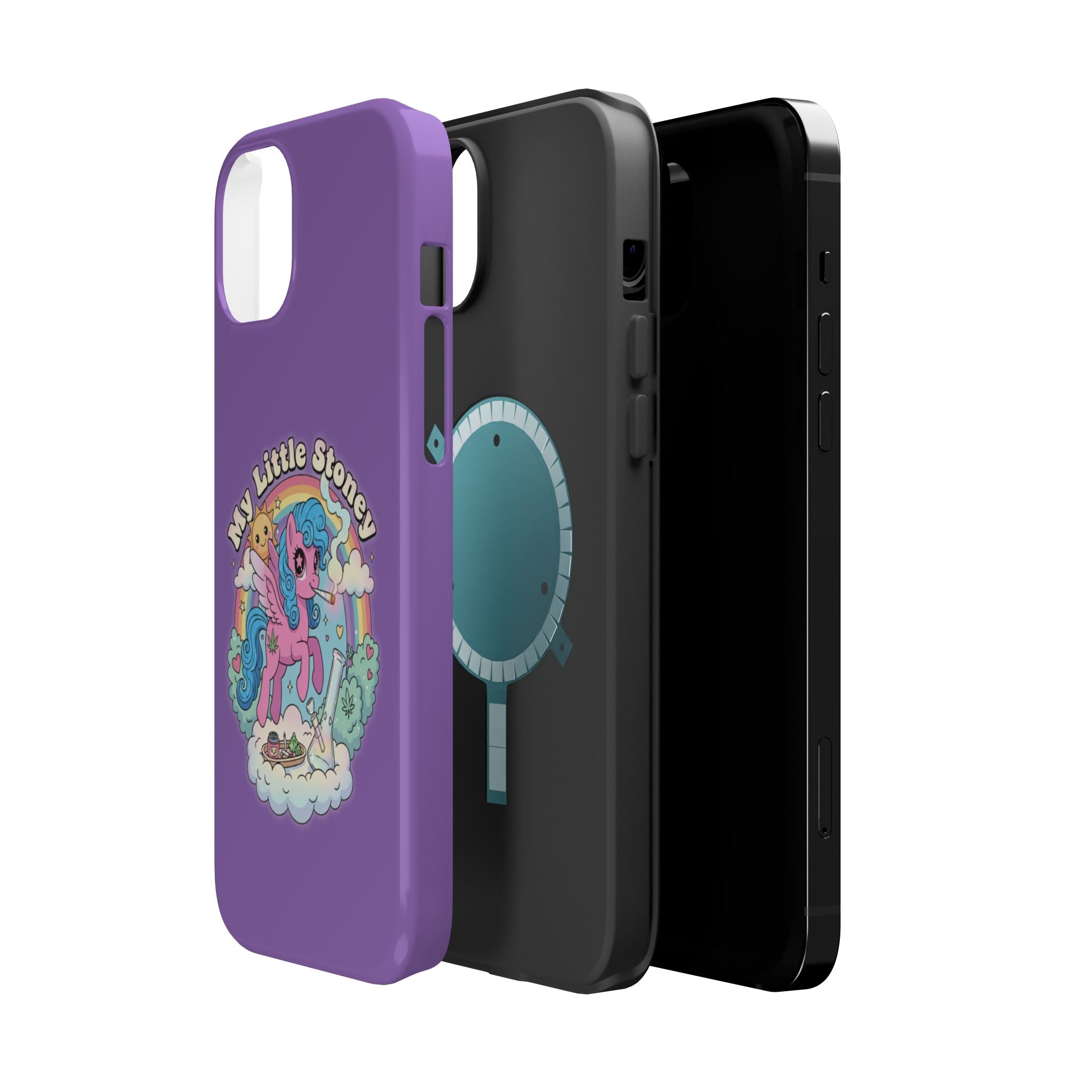 My Little Stoney Phone Case — Cute Rainbow Pony Magnetic Impact-Resistant Case for iPhone and Android