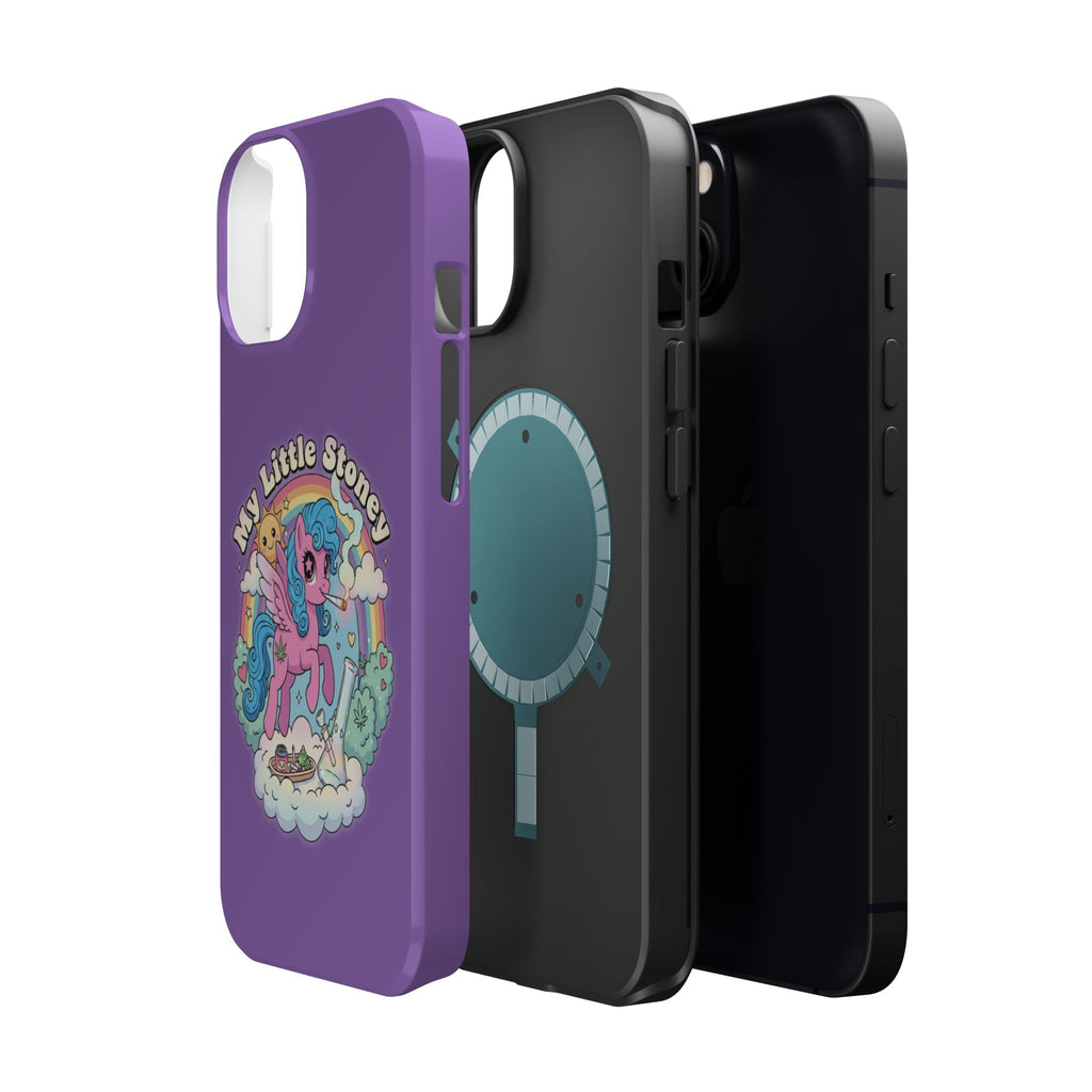 My Little Stoney Phone Case — Cute Rainbow Pony Magnetic Impact-Resistant Case for iPhone and Android