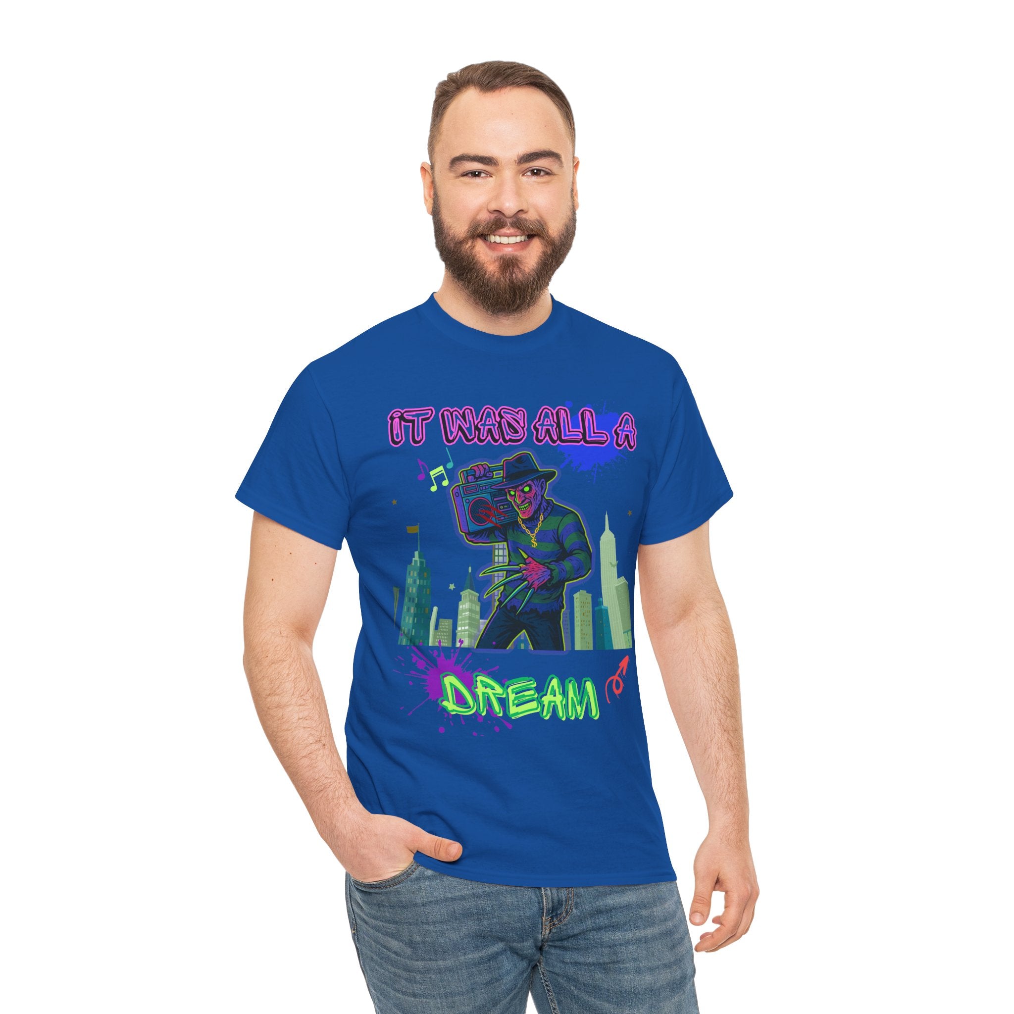 It Was All A Dream Unisex Heavy Cotton Tee - Streetwear, Graphic Tee, Hip Hop Fashion, Casual Wear, Gift Ideas