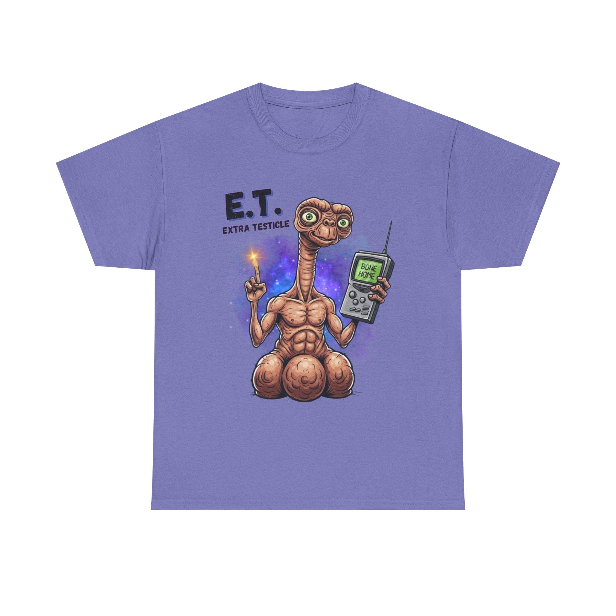 Retro Nostalgic Alien Illustration Tee | Sci-Fi Space Shirt