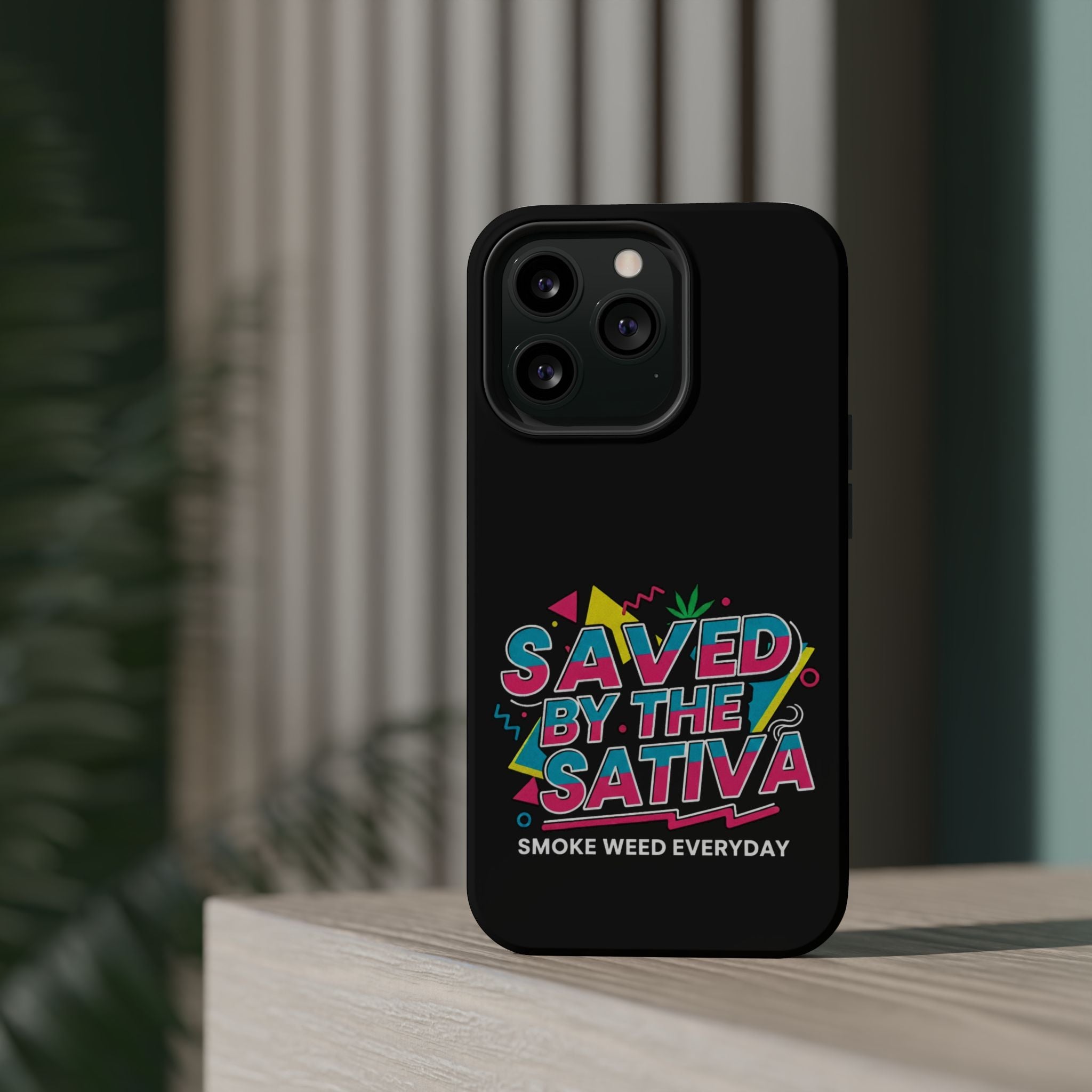 "Saved by the Sativa" Magnetic Impact-Resistant Case- Phone Case for iPhone & Android