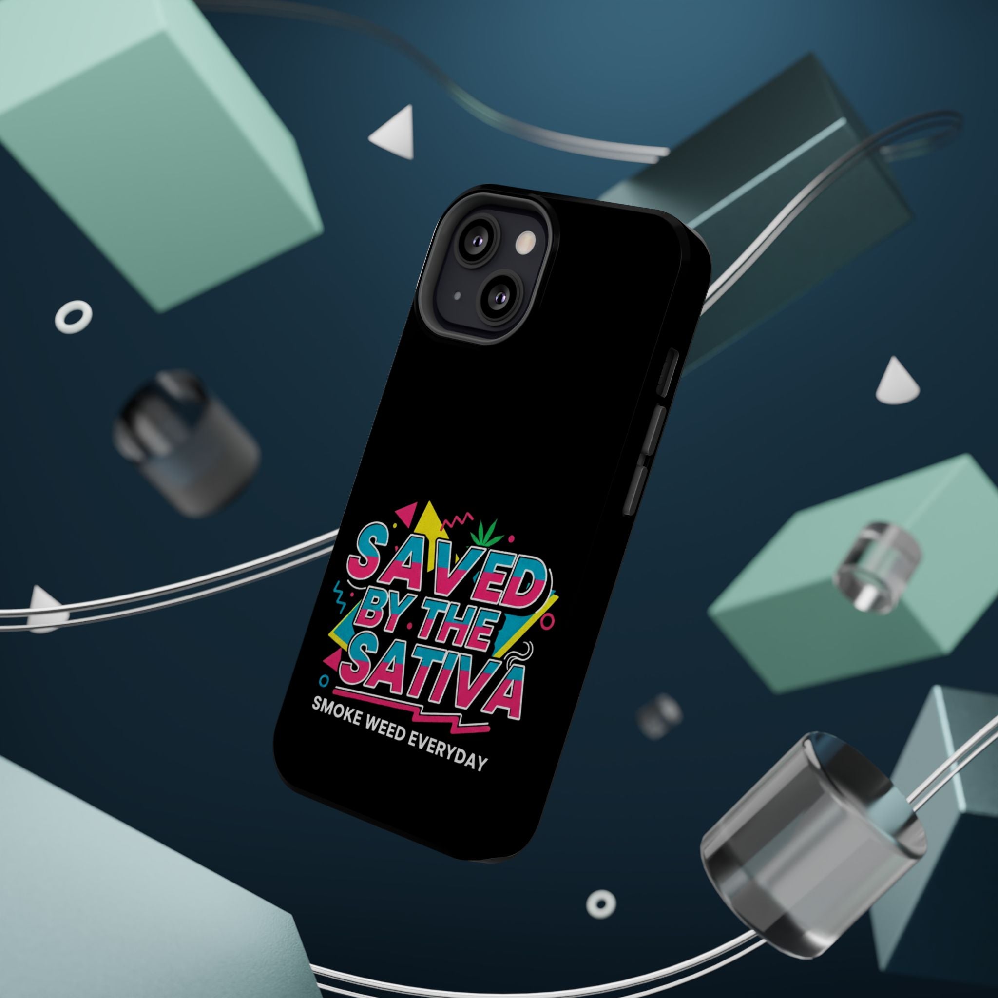 "Saved by the Sativa" Magnetic Impact-Resistant Case- Phone Case for iPhone & Android