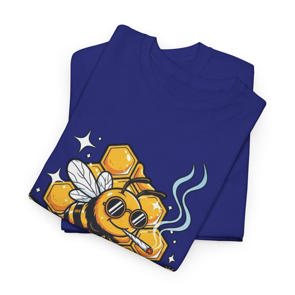 Bee Elevated Graphic Tee | Honeycomb Drip Stoner Shirt
